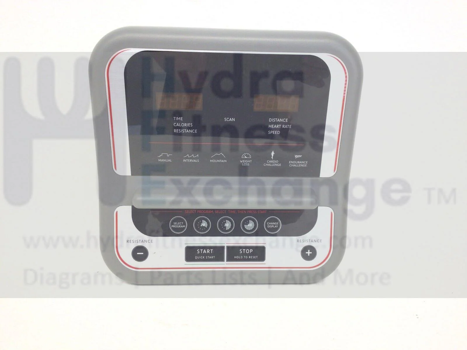 Used Horizon Fitness E401 - EP503 Elliptical Display Console Assembly 097738