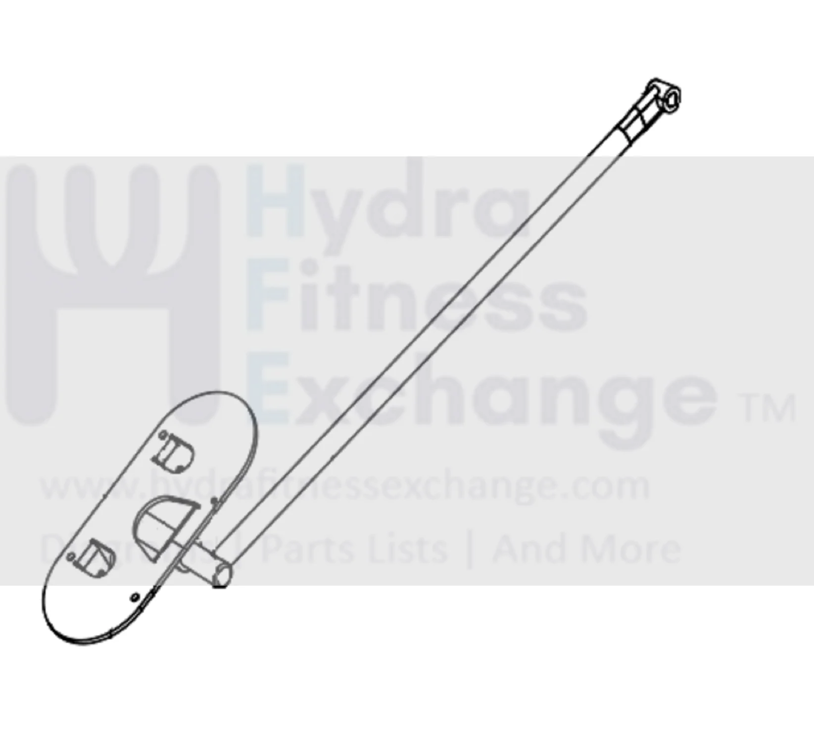 Horizon Fitness E53 - EP29E Elliptical Right Lower Link Arm 013234-ZR
