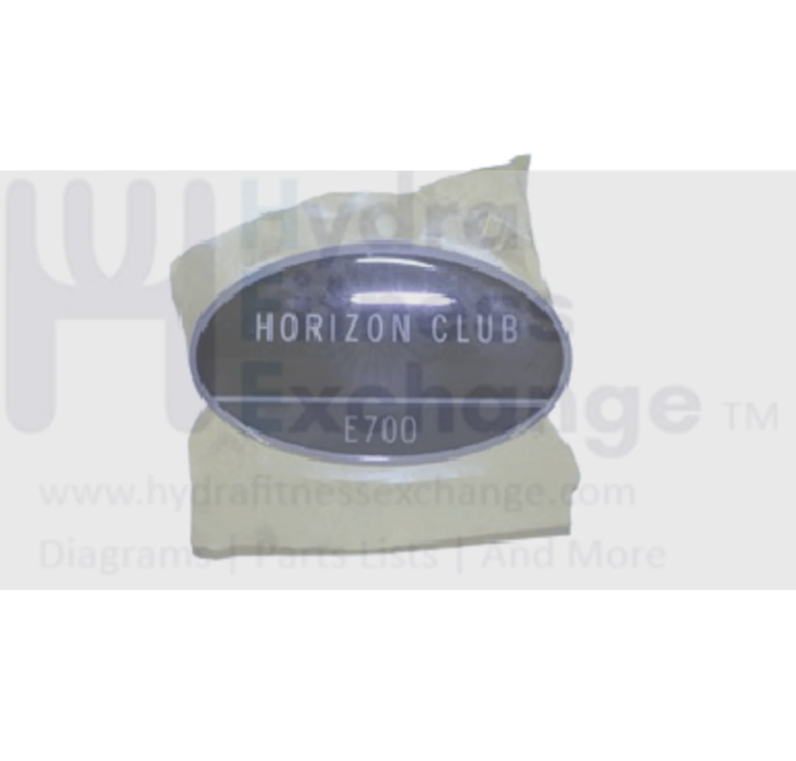 Horizon Fitness E700 - EP194 Elliptical Side Cover Decal 073509
