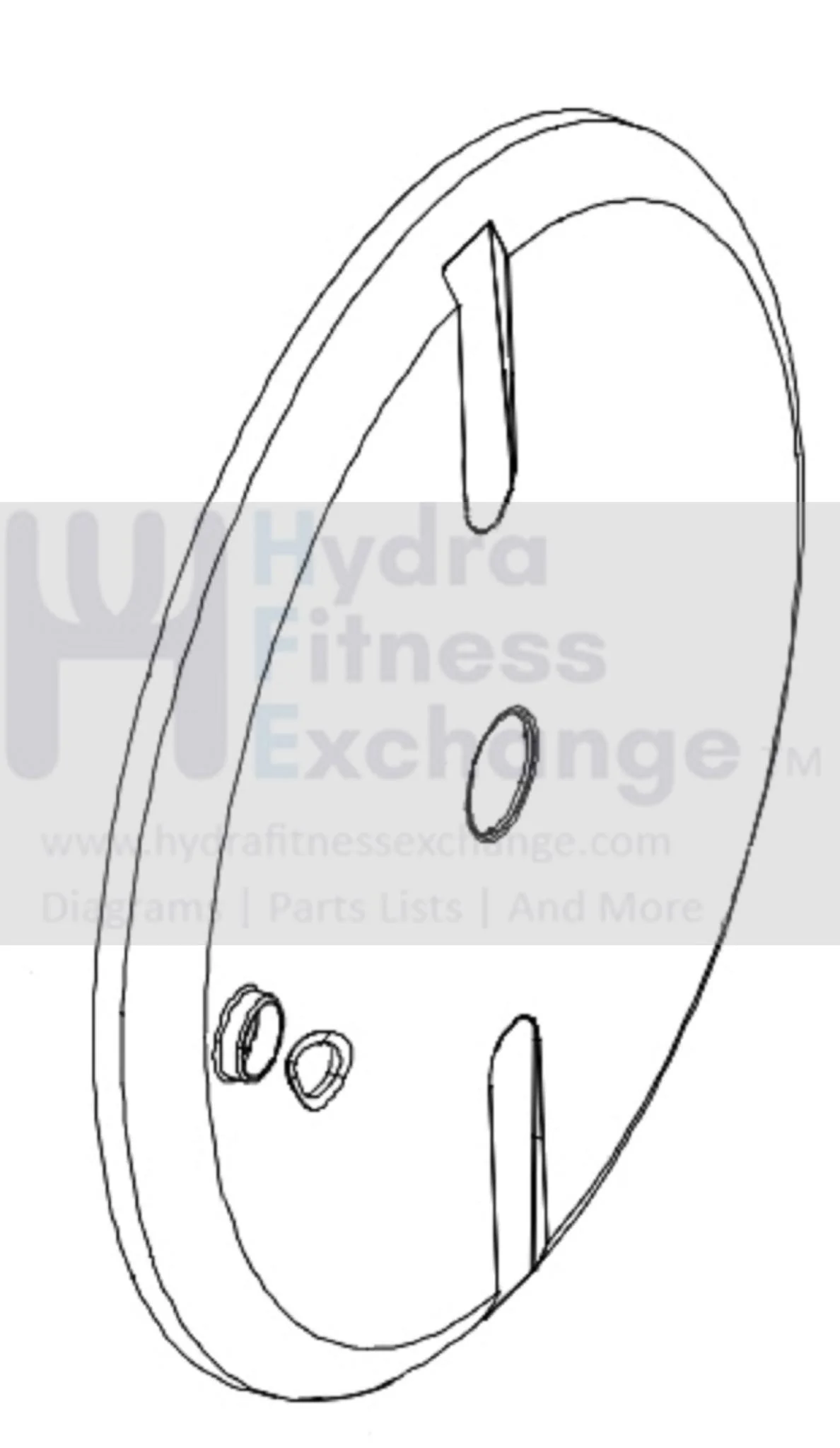 Horizon Fitness E901 E1201 Elliptical Right Disk Cover 097834