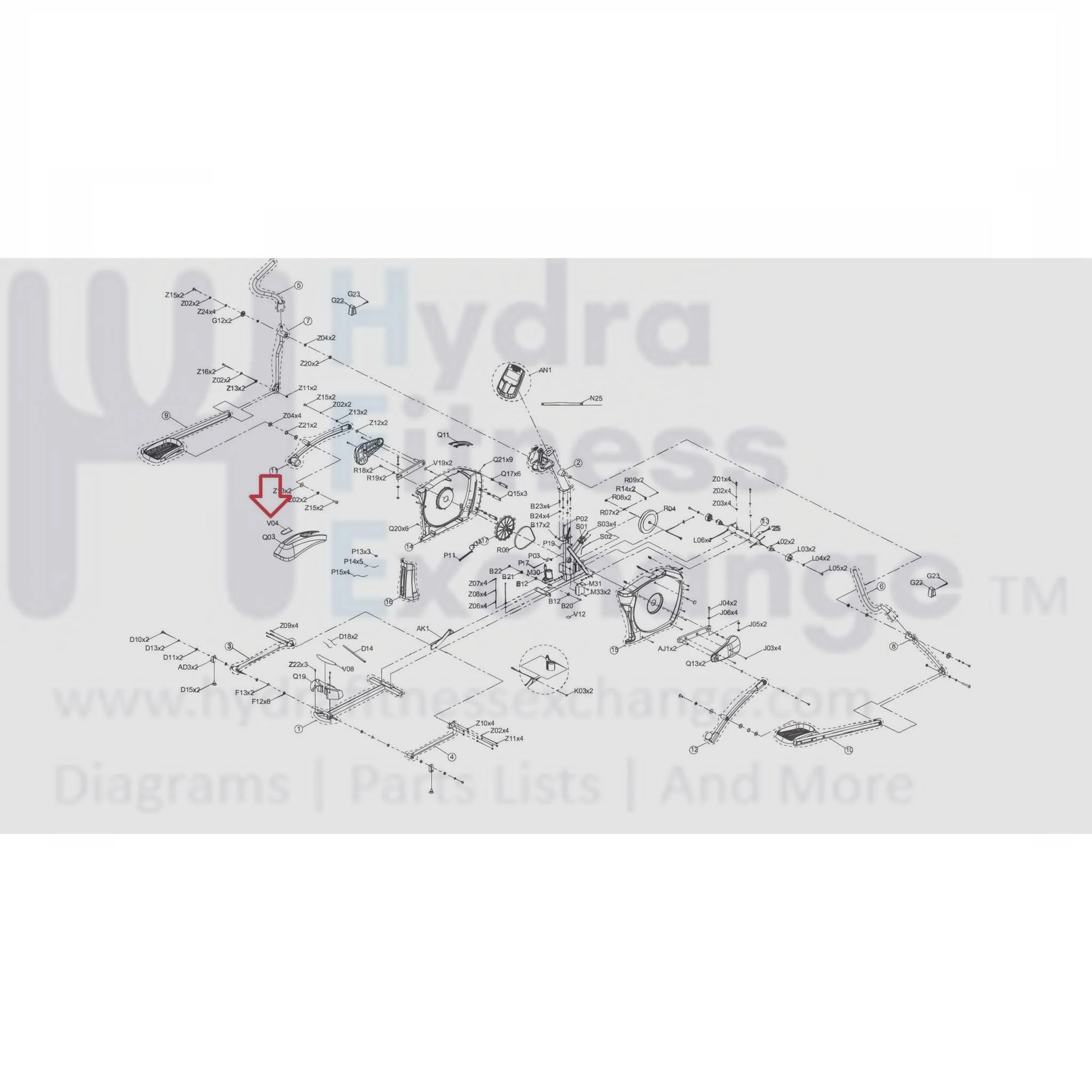Horizon Fitness Elite E7 - EP585 Elite E9 - EP586 Elliptical Console Mast Boot Logo Label 1000328898 - Image 2