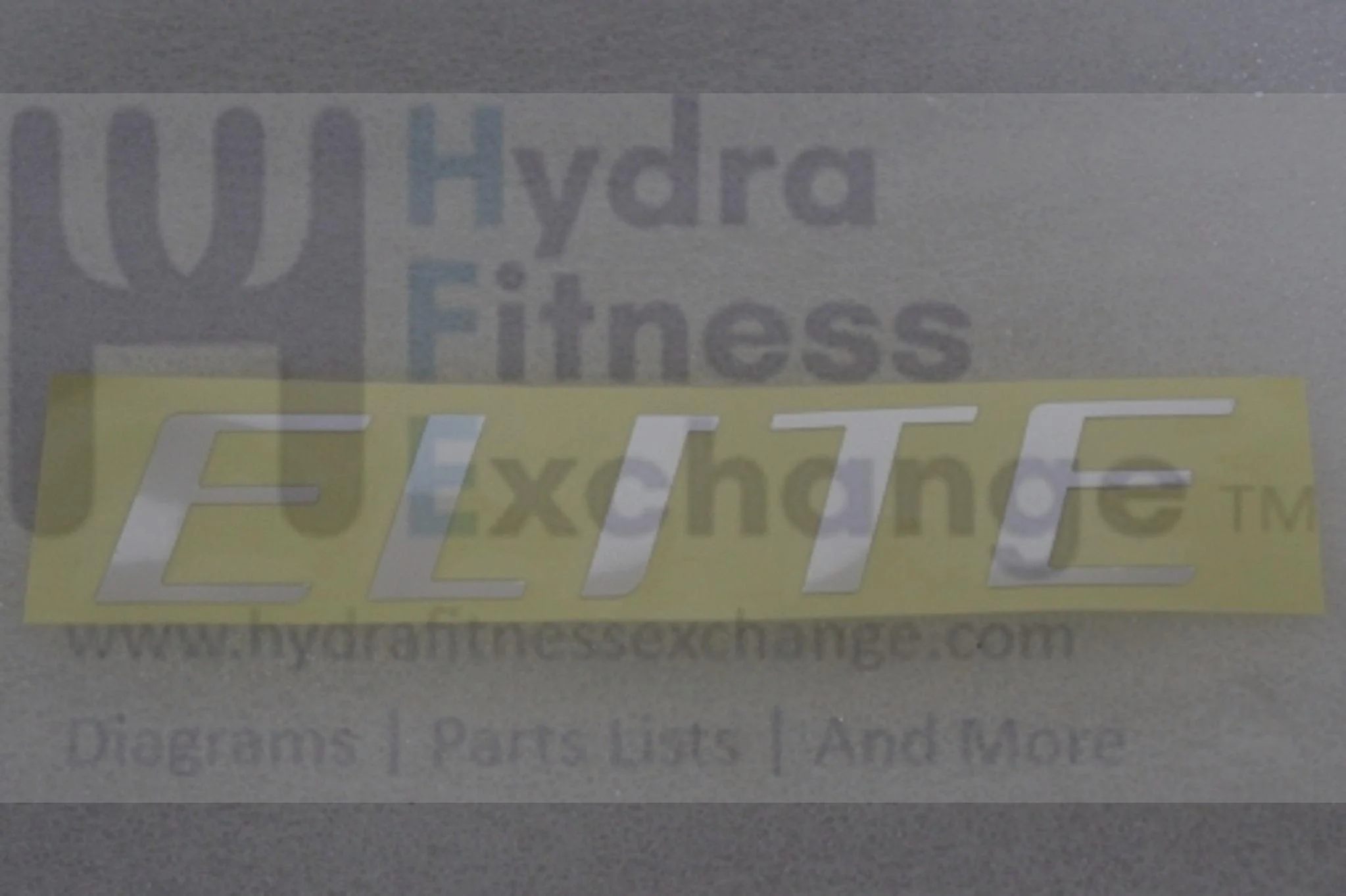 Horizon Fitness Elite E7 - EP585 Elite E9 - EP586 Elliptical Side Cover Logo Label 1000337859 - Image 2