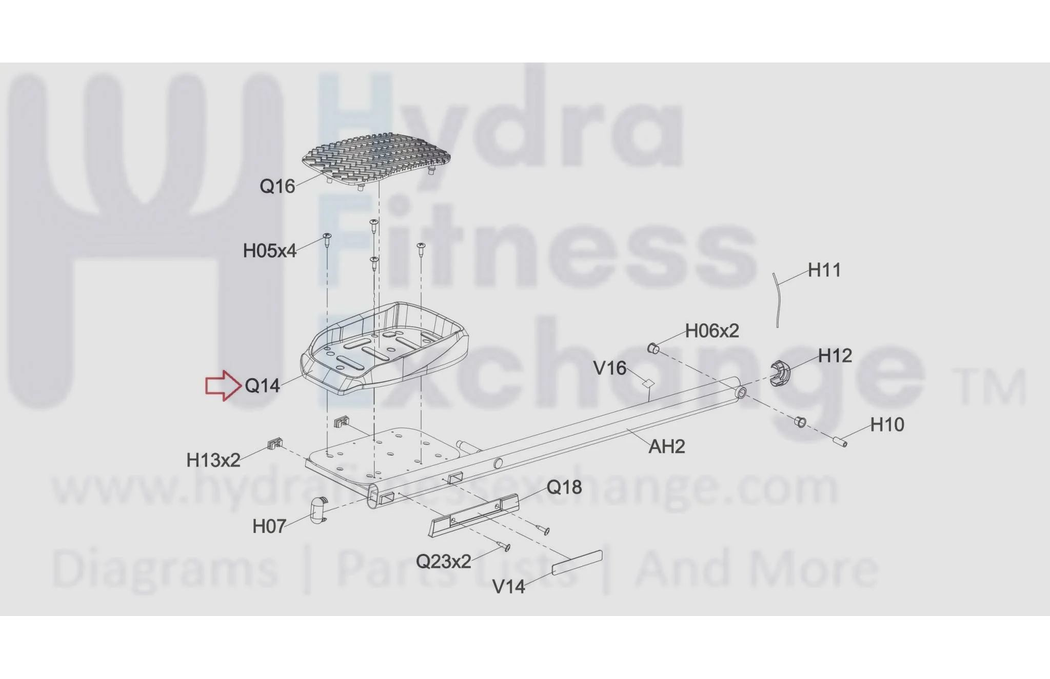 Horizon Fitness Elite E9 - EP586 Elliptical Foot Pedal 1000329158 - Image 3