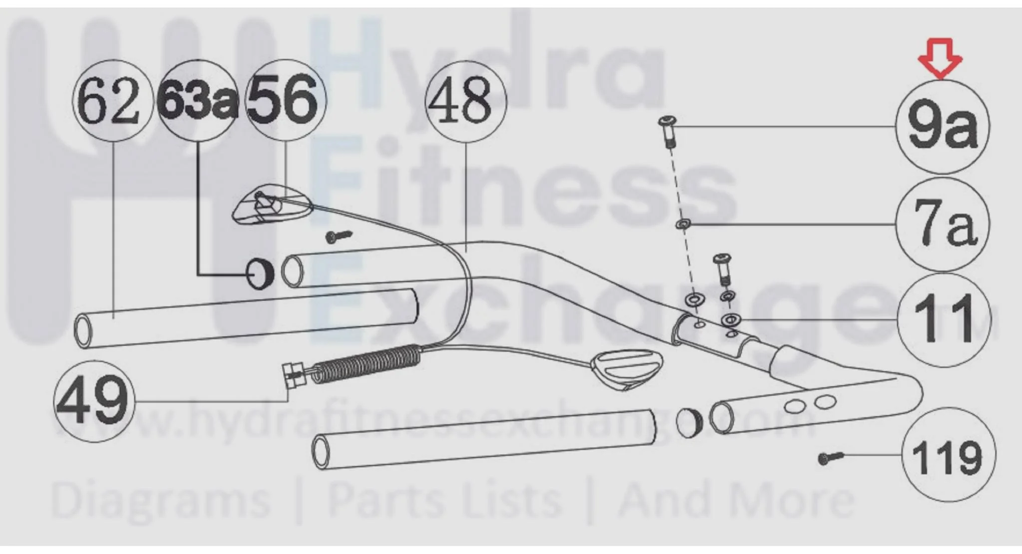 Horizon Fitness Elite R7 - RB018 Stationary Bike Bolt 1000352860 - Image 2