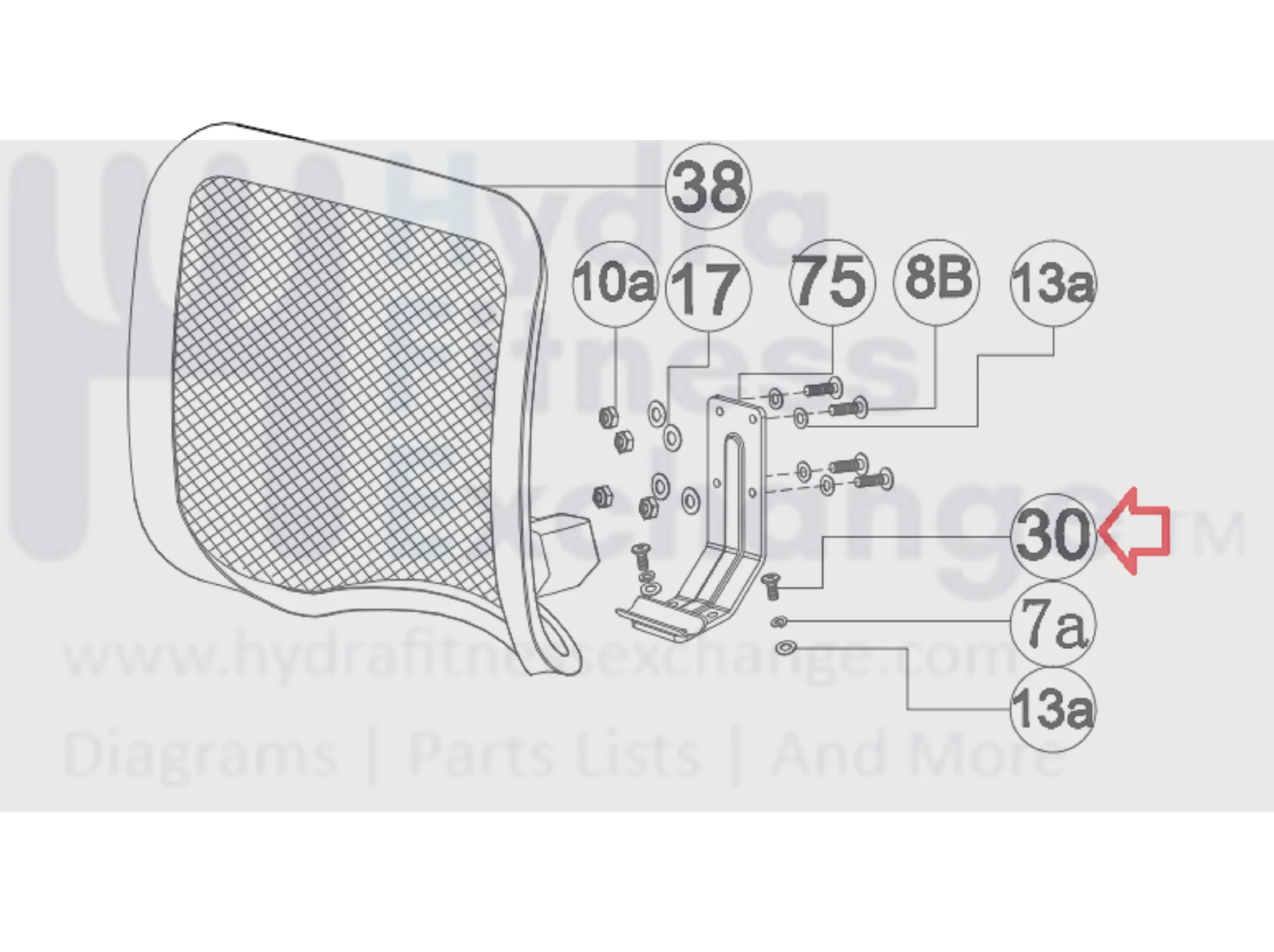 Horizon Fitness Elite R7 - RB018 Stationary Bike Button Head Bolt 1000352831 - Image 2