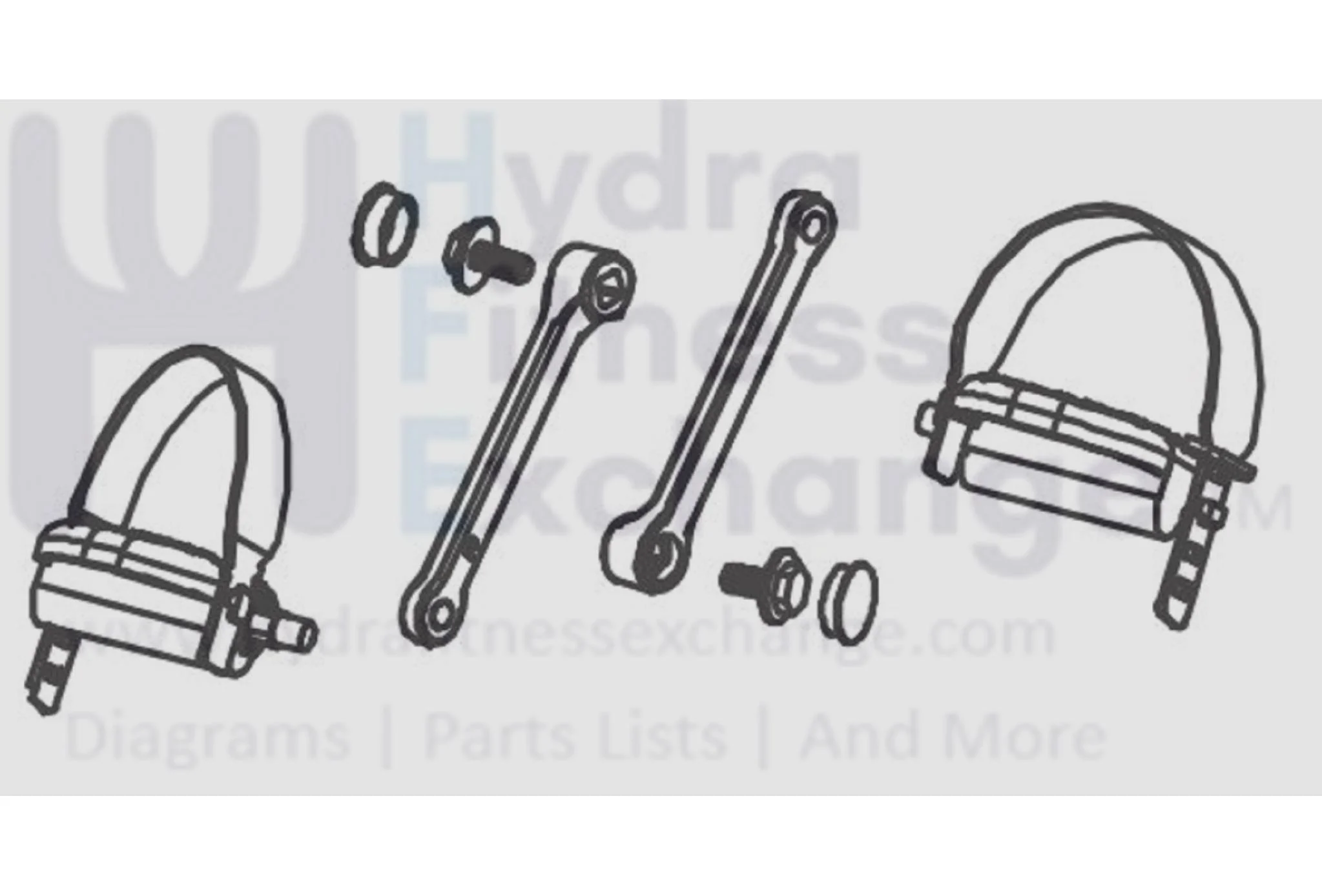 Horizon Fitness Elite R7 - RB018 Stationary Bike Crank Set Assembly 1000353769