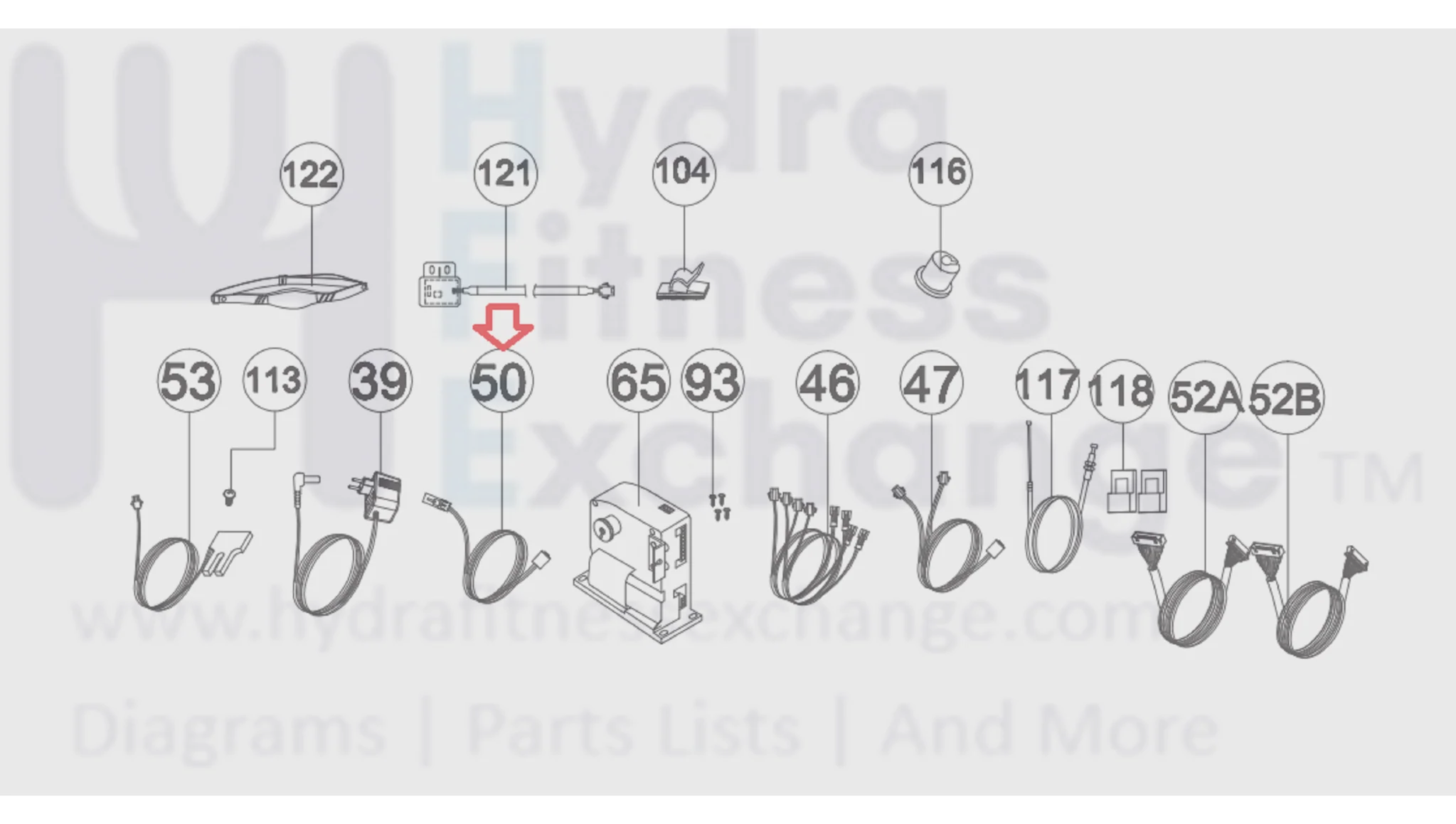 Horizon Fitness Elite R7 RB018 Stationary Bike Power Entry Jack Wire Harness 1000352946 - Image 2