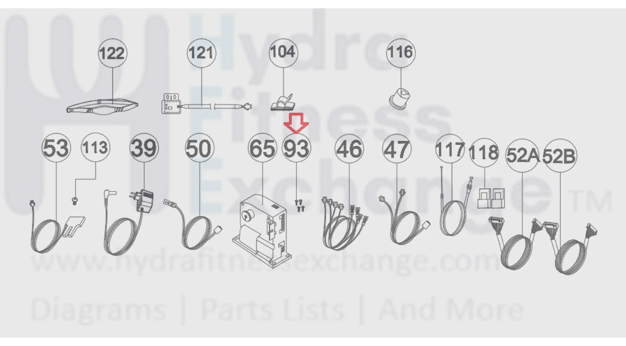 Horizon Fitness Elite R7 - RB018 Stationary Bike Screw 1000352951 - Image 2