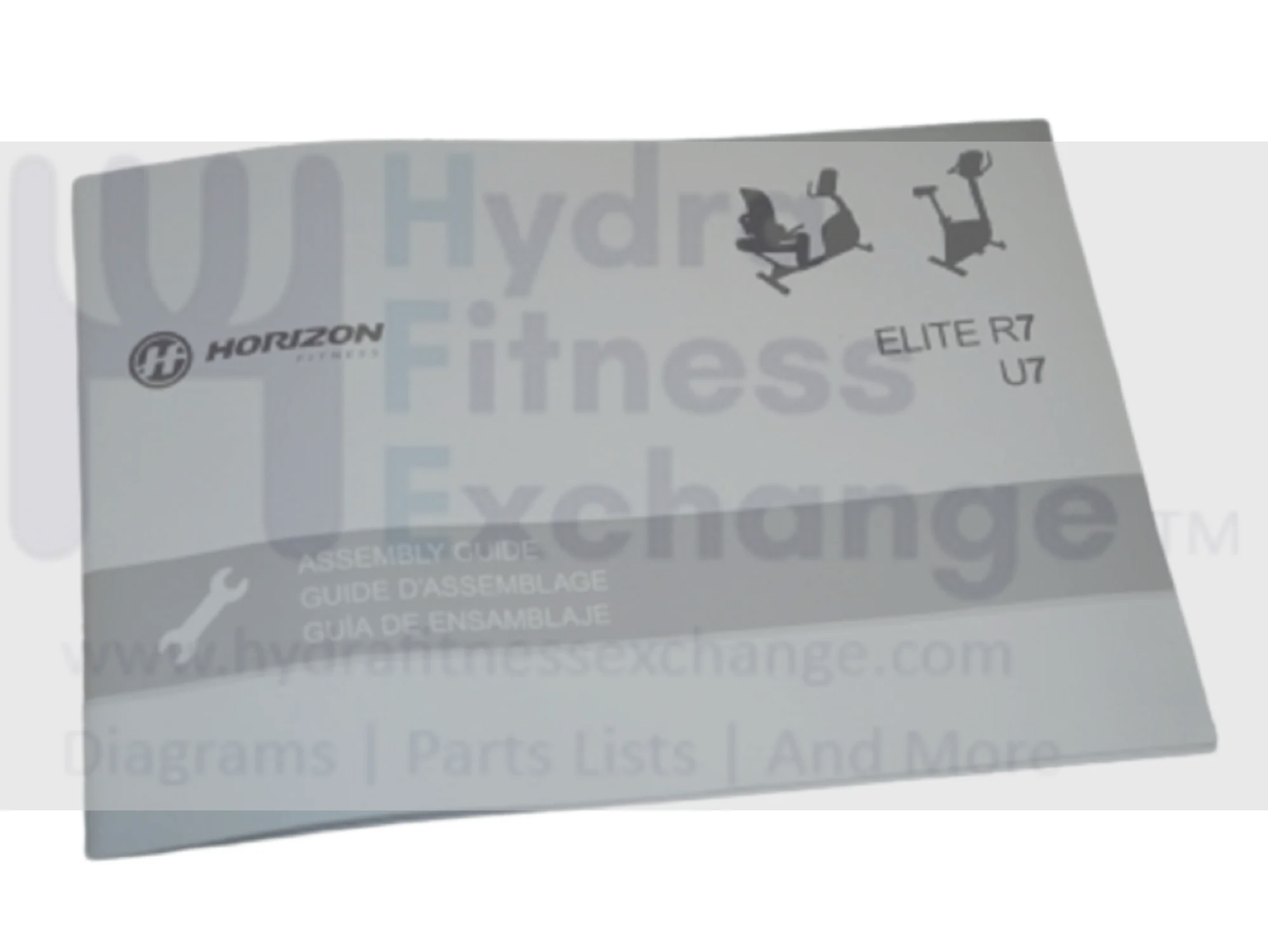 Horizon Fitness Elite R7 RB018 U7 UB Stationary Bike Owner User's Manual 1000352960