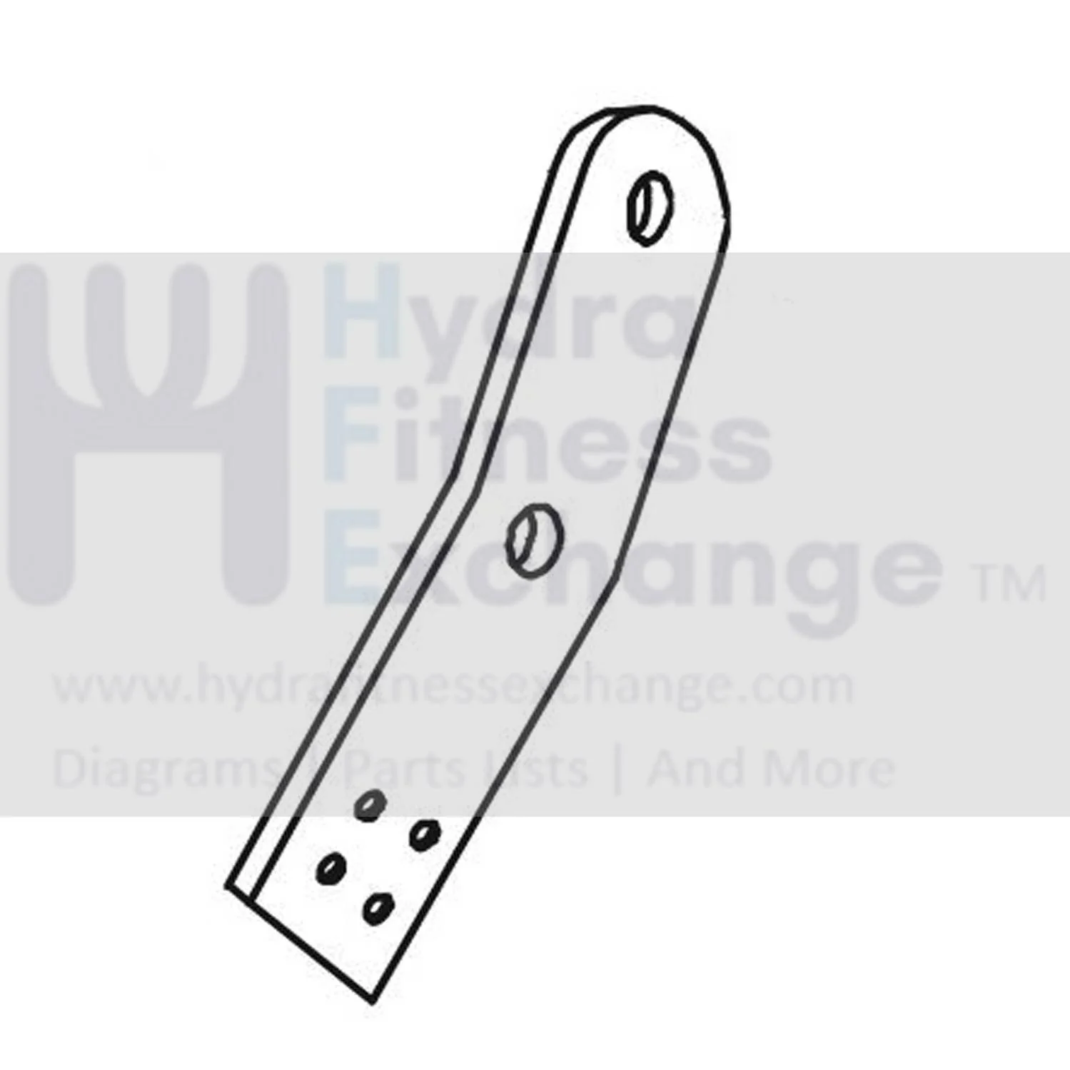 Horizon Fitness Elite R7 U7 RB018 UB Stationary Bike Idler Wheel Fixing Plate 1000220824