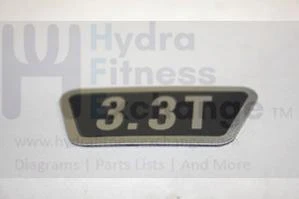 Horizon Fitness Elite Series - 3.3T (TM231) Treadmill Decal Motor Cover 049569-AX - Image 2