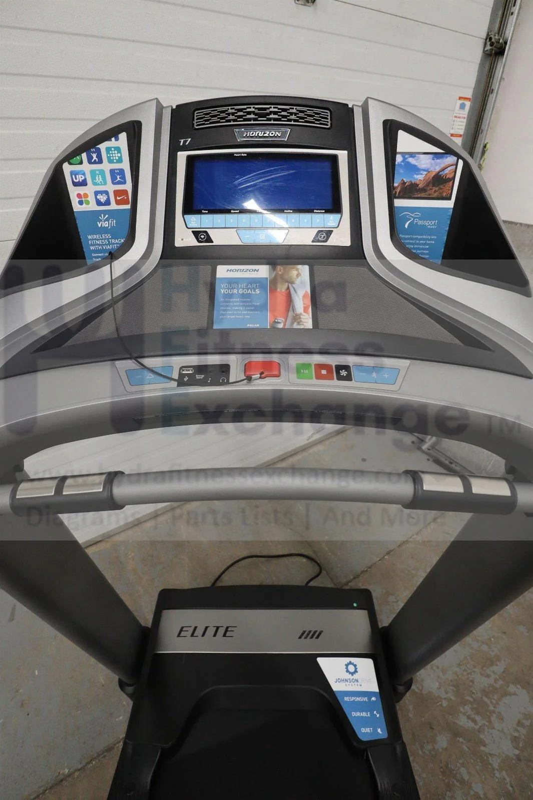 Horizon Fitness Elite T7 TM475C Folding Treadmill - Image 4