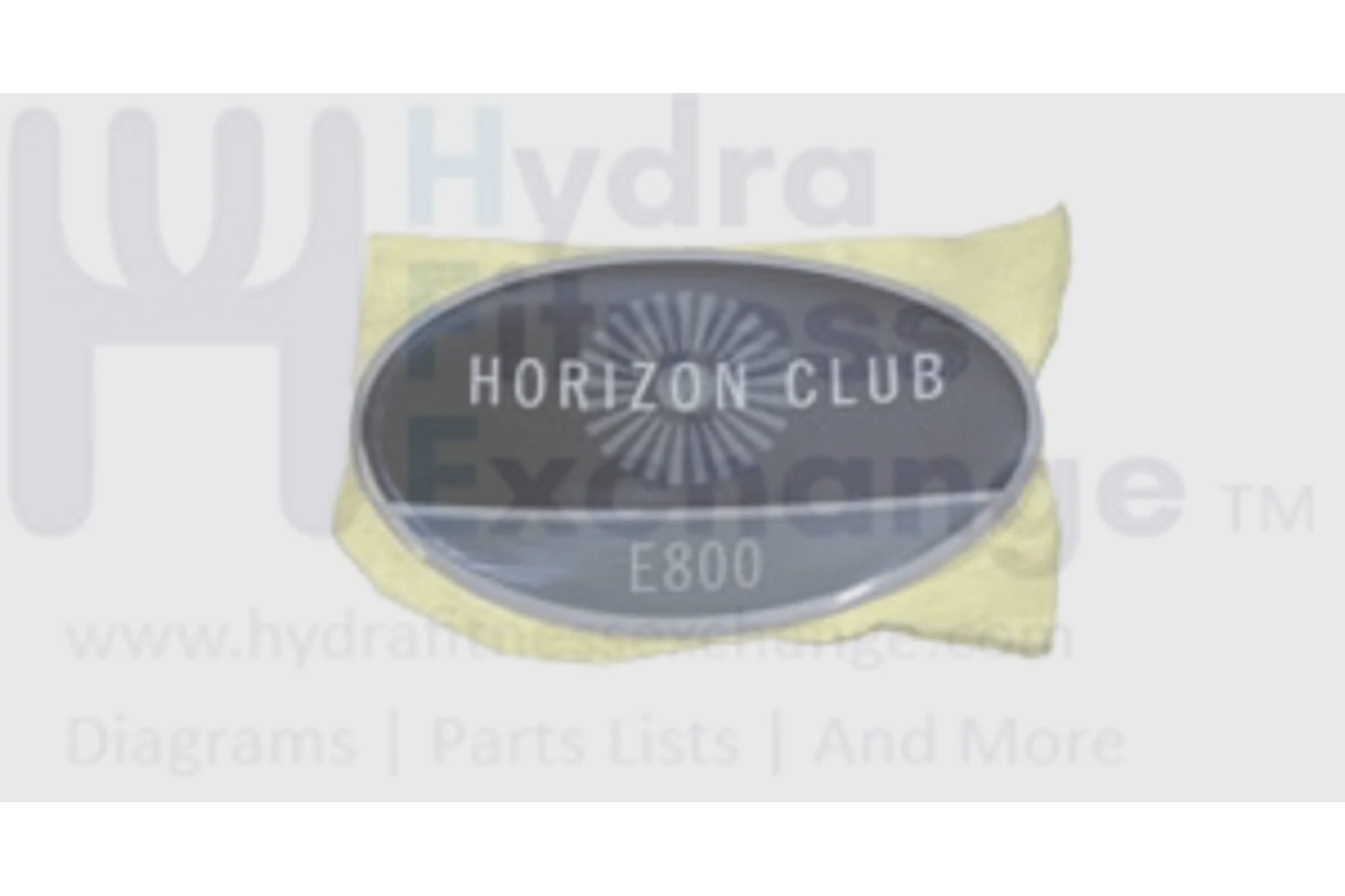 Horizon Fitness EP202B EP202E EP202C EP202 EP202D Elliptical Side Cover Decal 080647