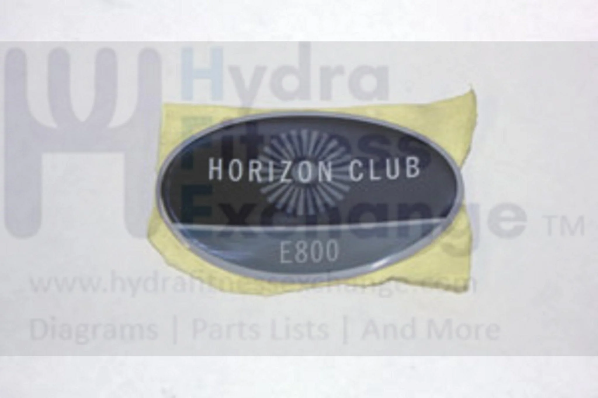 Horizon Fitness EP202B EP202E EP202C EP202 EP202D Elliptical Side Cover Decal 080647 - Image 2