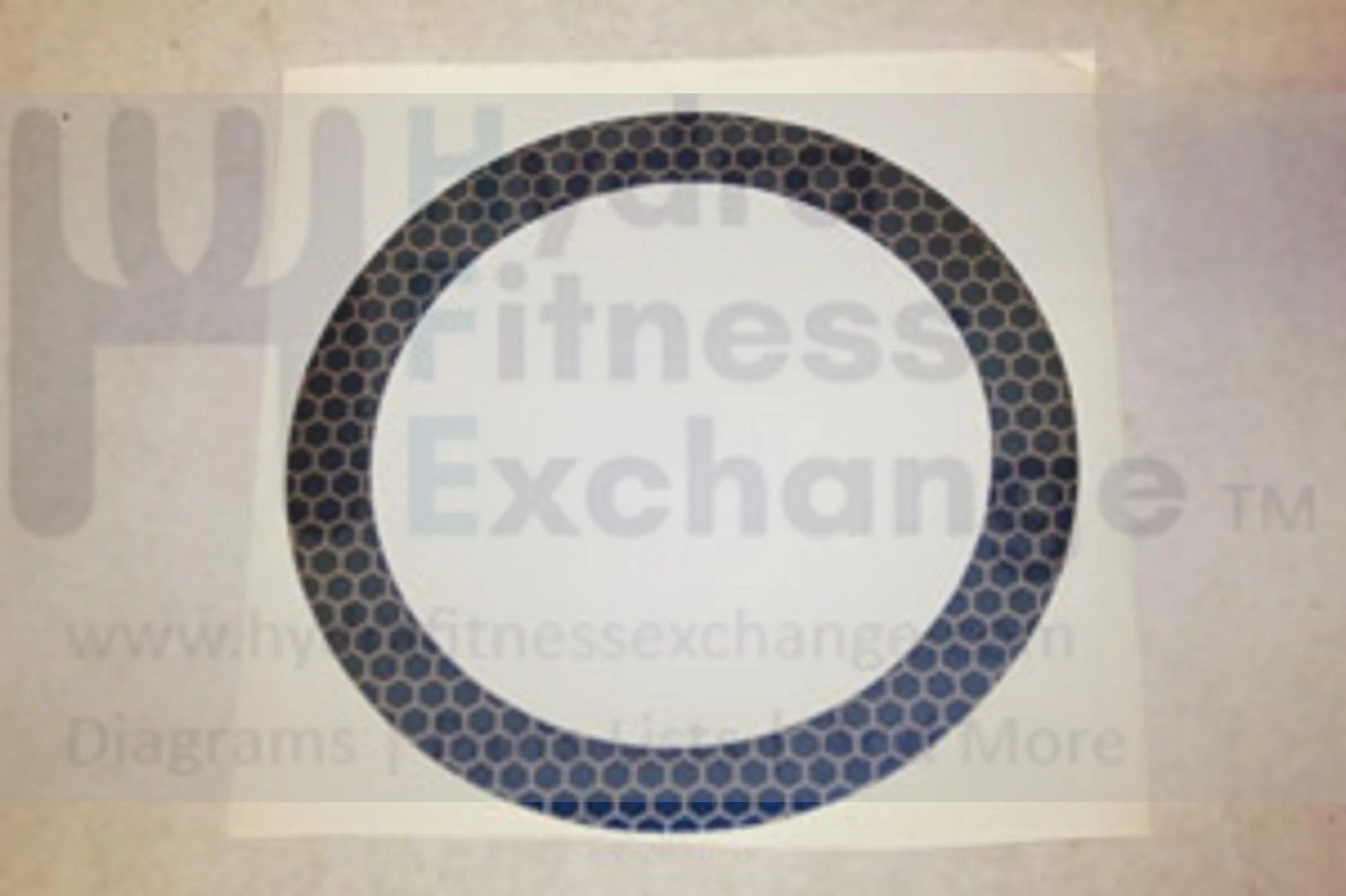 Horizon Fitness Elliptical Side Cover Decorative Sticker Round 1000103074
