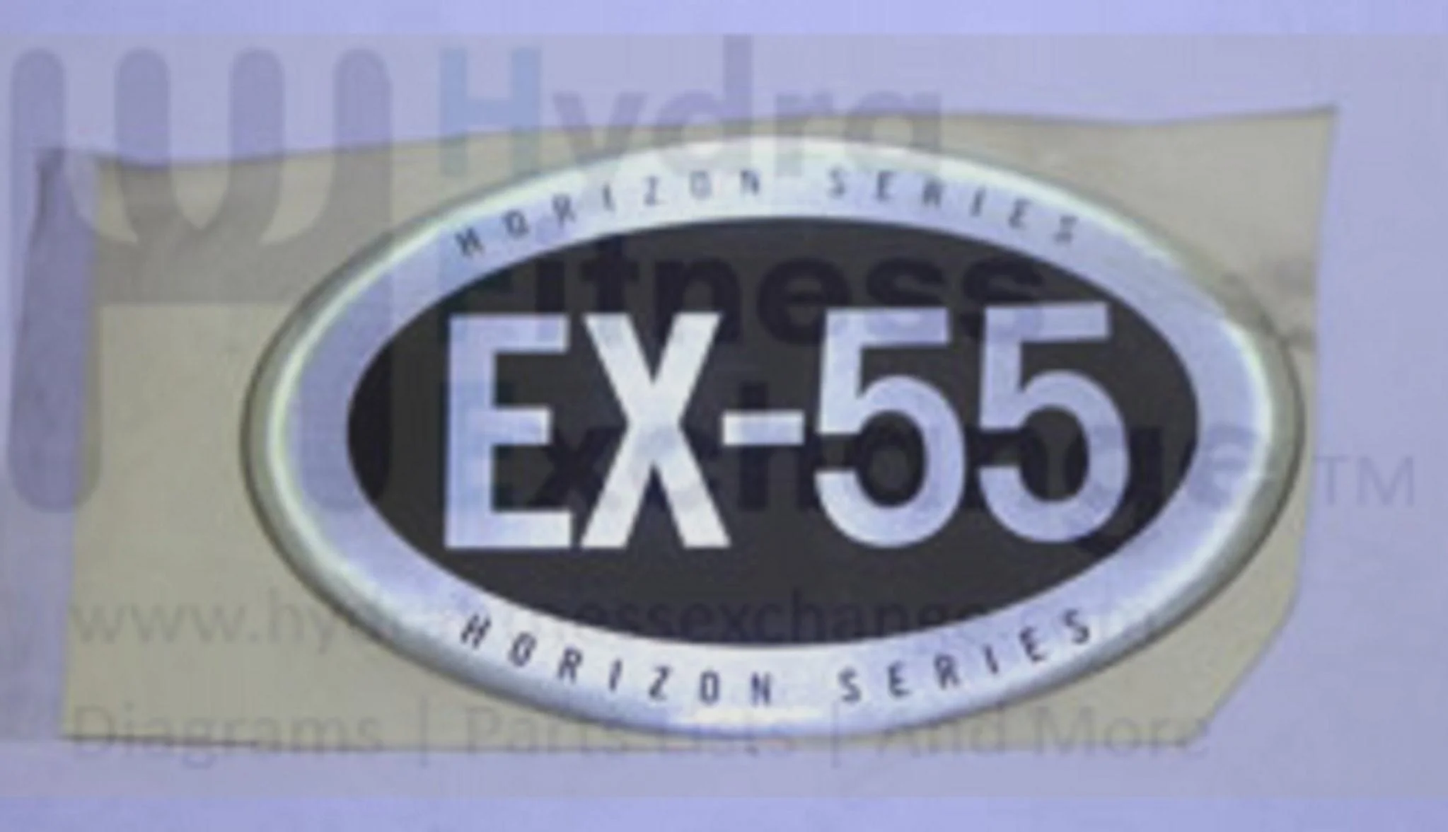 Horizon Fitness EP132 Elliptical Decal Side Cover 049406-BX - Image 2