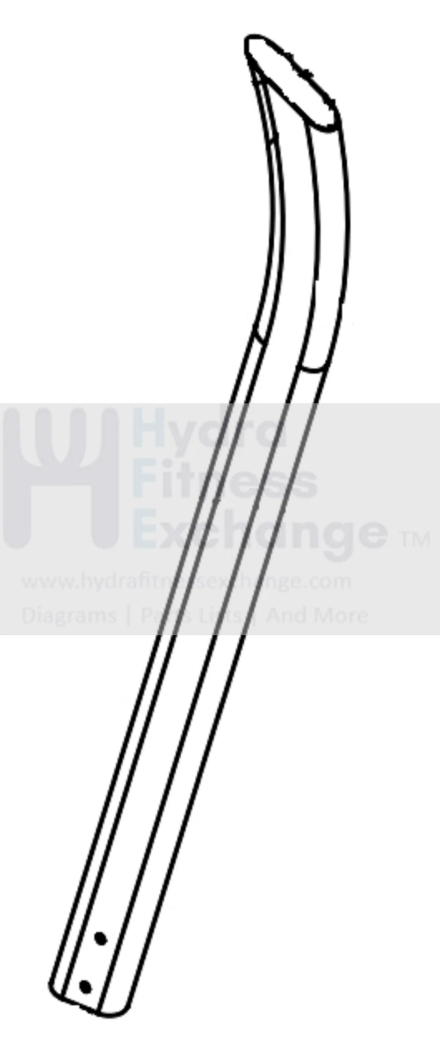 Horizon Fitness EP134B TM209 TM265 Treadmill Left Support Tube 062526-AA