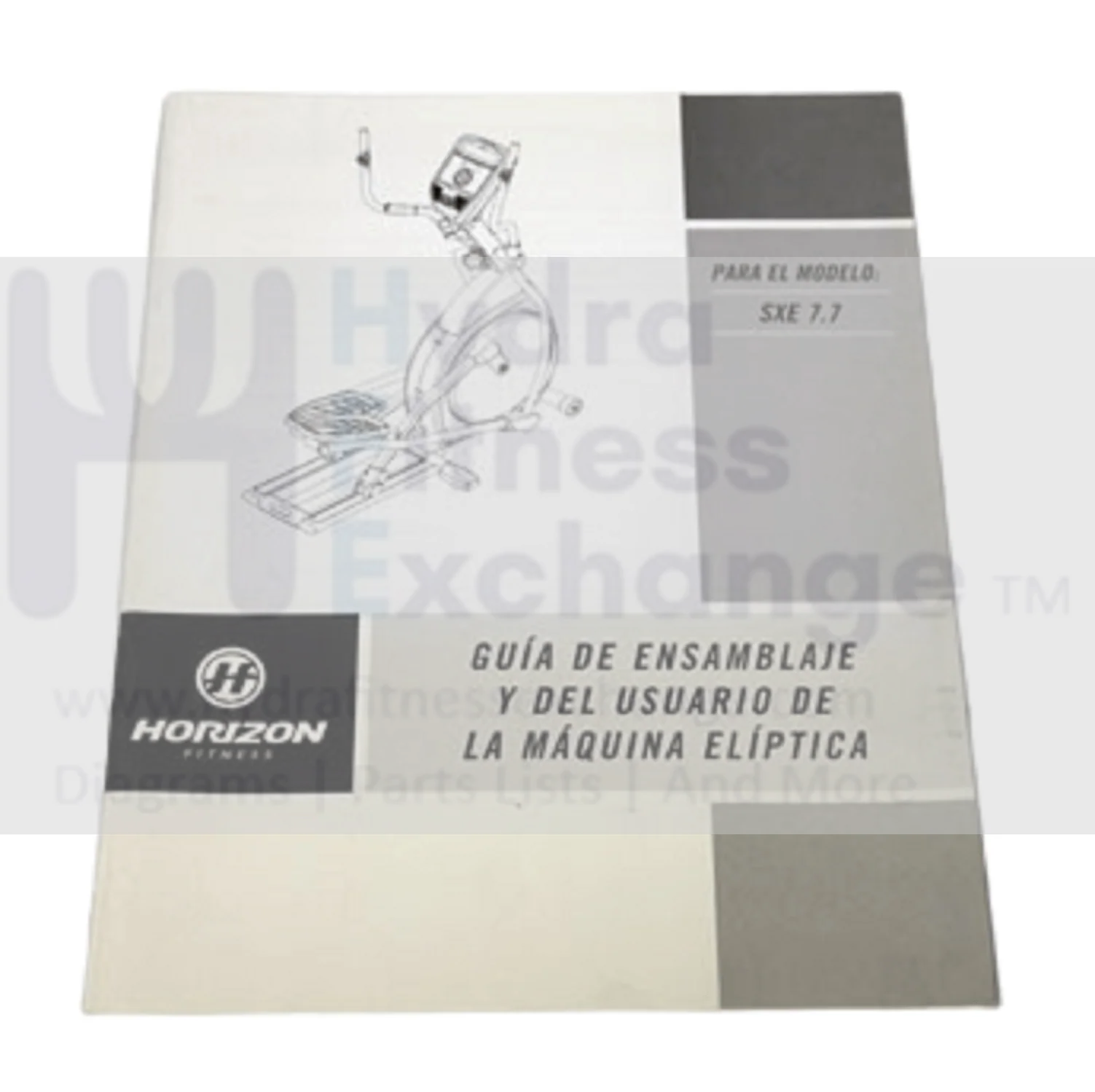 Horizon Fitness EP189 Elliptical Owner User's Manual 076529