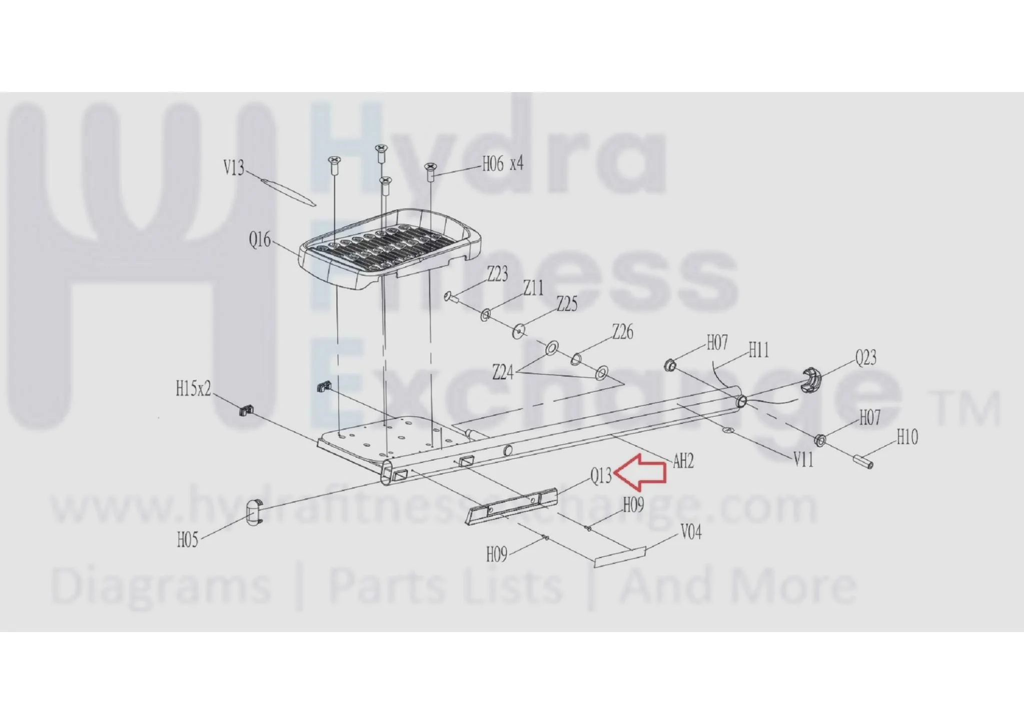 Horizon Fitness EP534 EP548 Elliptical Plastic Plate 1000201376 - Image 3