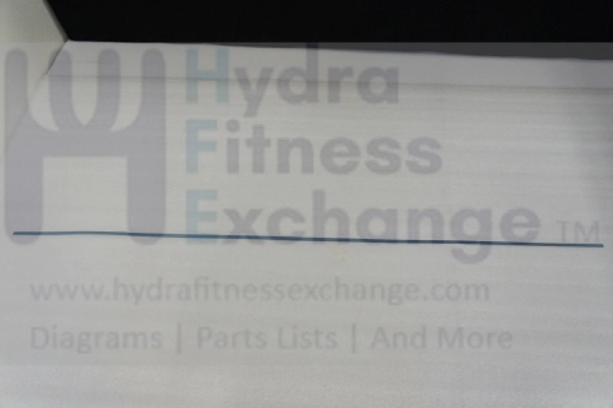 Horizon Fitness EP537 EP546B Elliptical Decorated Label Side Cover 1000203782 - Image 2