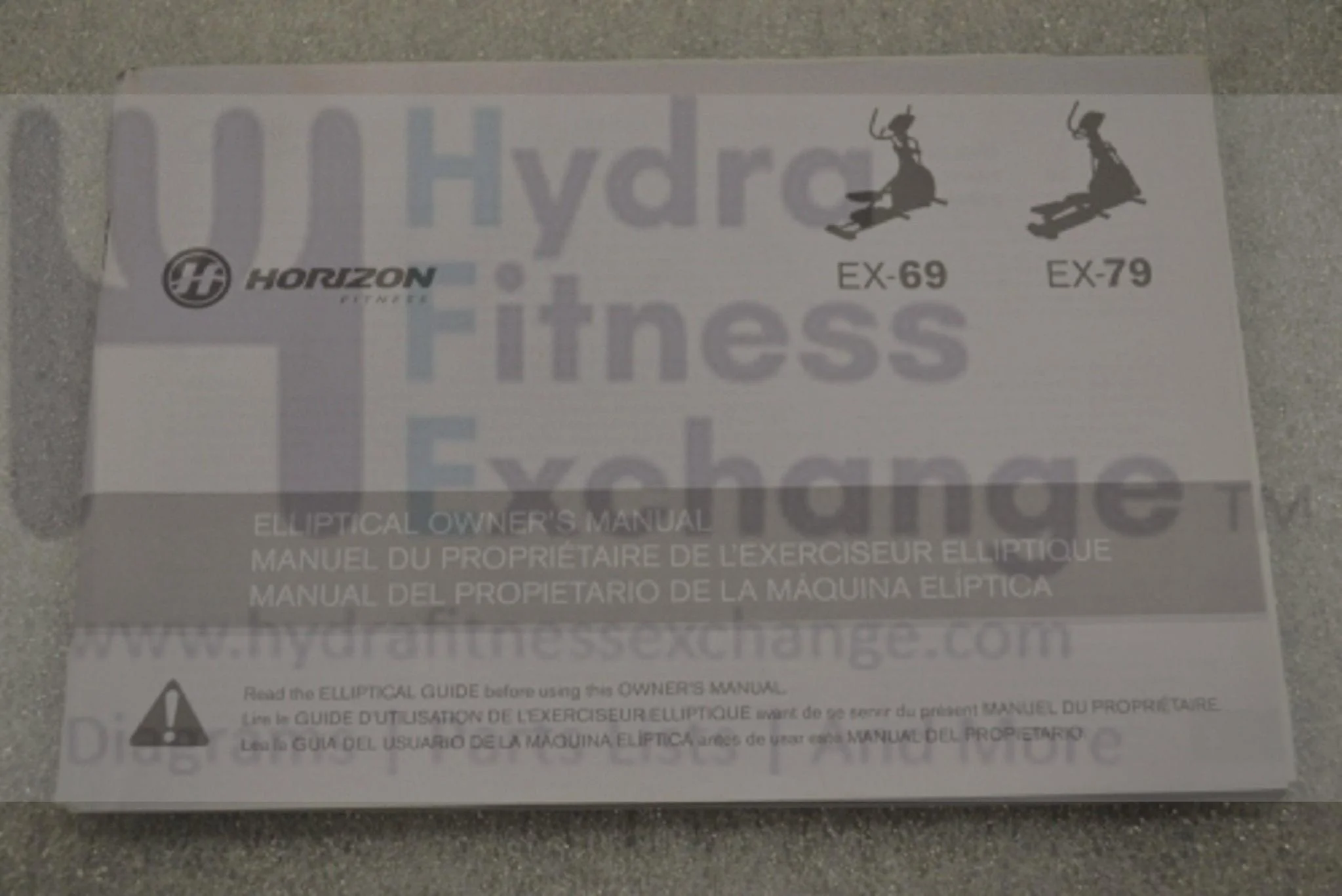 Horizon Fitness EP537 EP565 EP566 Elliptical Owner's User Manual 1000224537 - Image 2