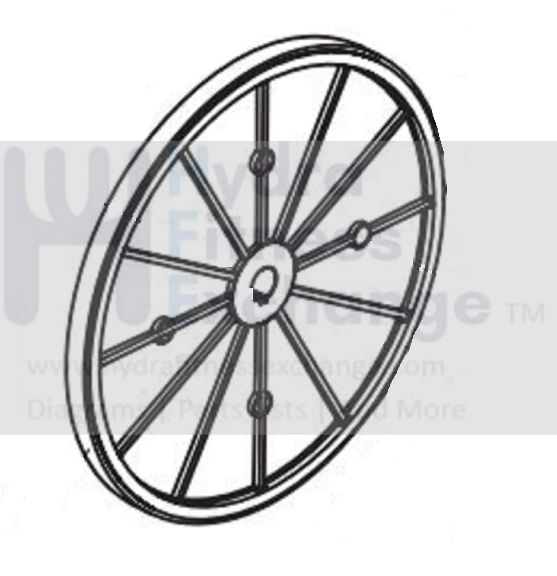 Horizon Fitness EP5481001US EP23C Elliptical Flywheel Pulley
