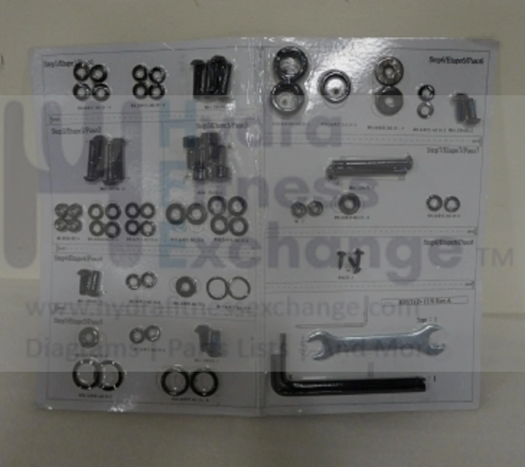 Horizon Fitness EP573D EP585 EP586 Elliptical Hardware Kit Assembly 1000347198 - Image 2
