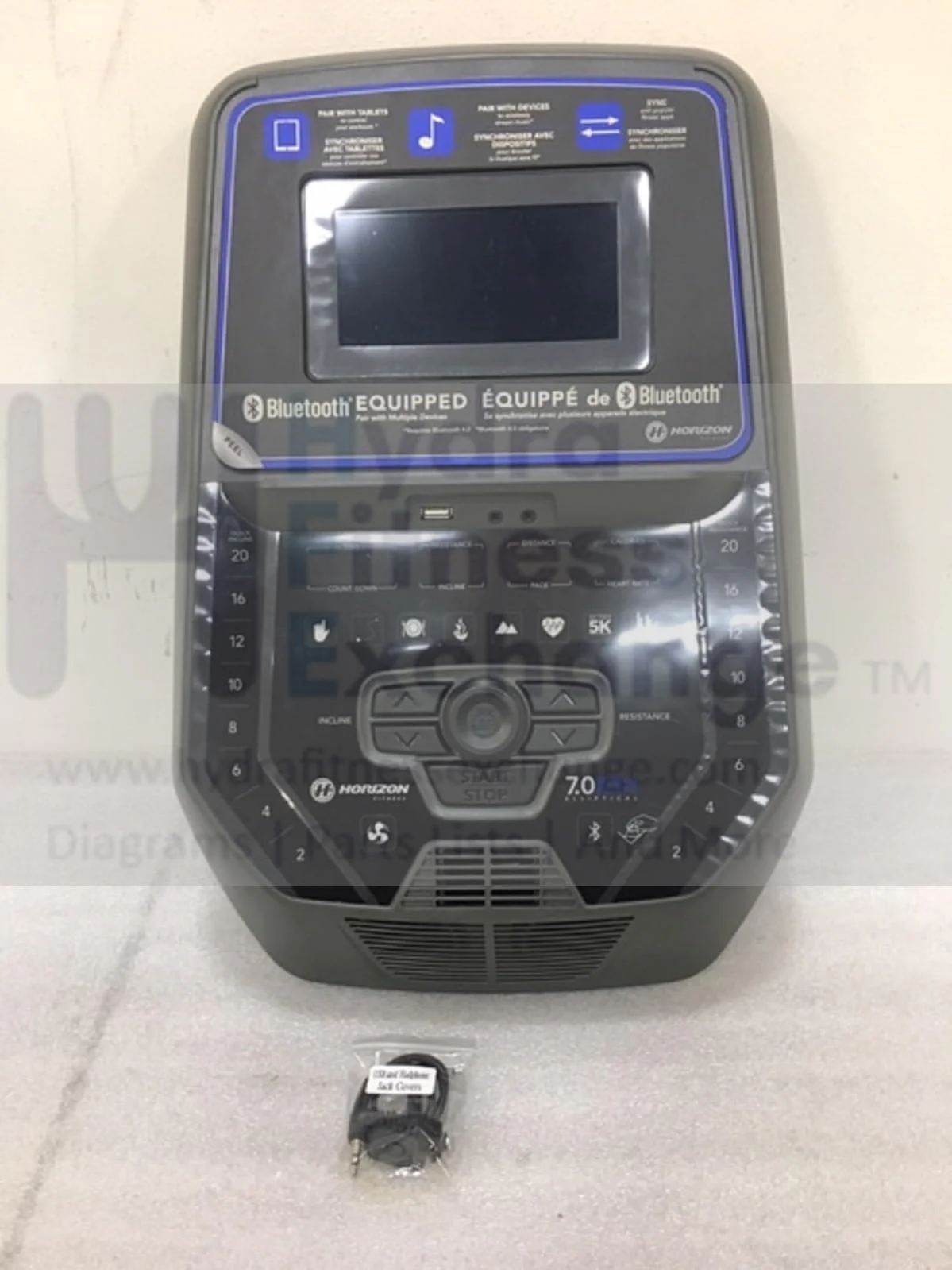 Horizon Fitness EP703 EP284 Elliptical Display Console set Semi Assembly 1000378540 - Image 2