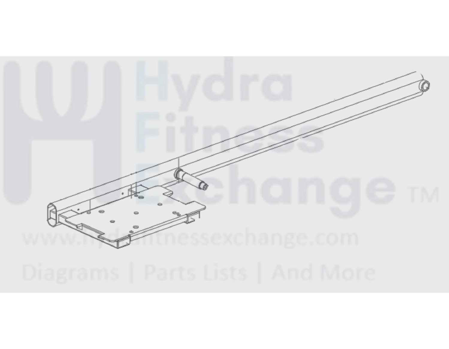 Horizon Fitness EP703 EP284 Elliptical Left Link Arm Set Semi Assembly 1000454769