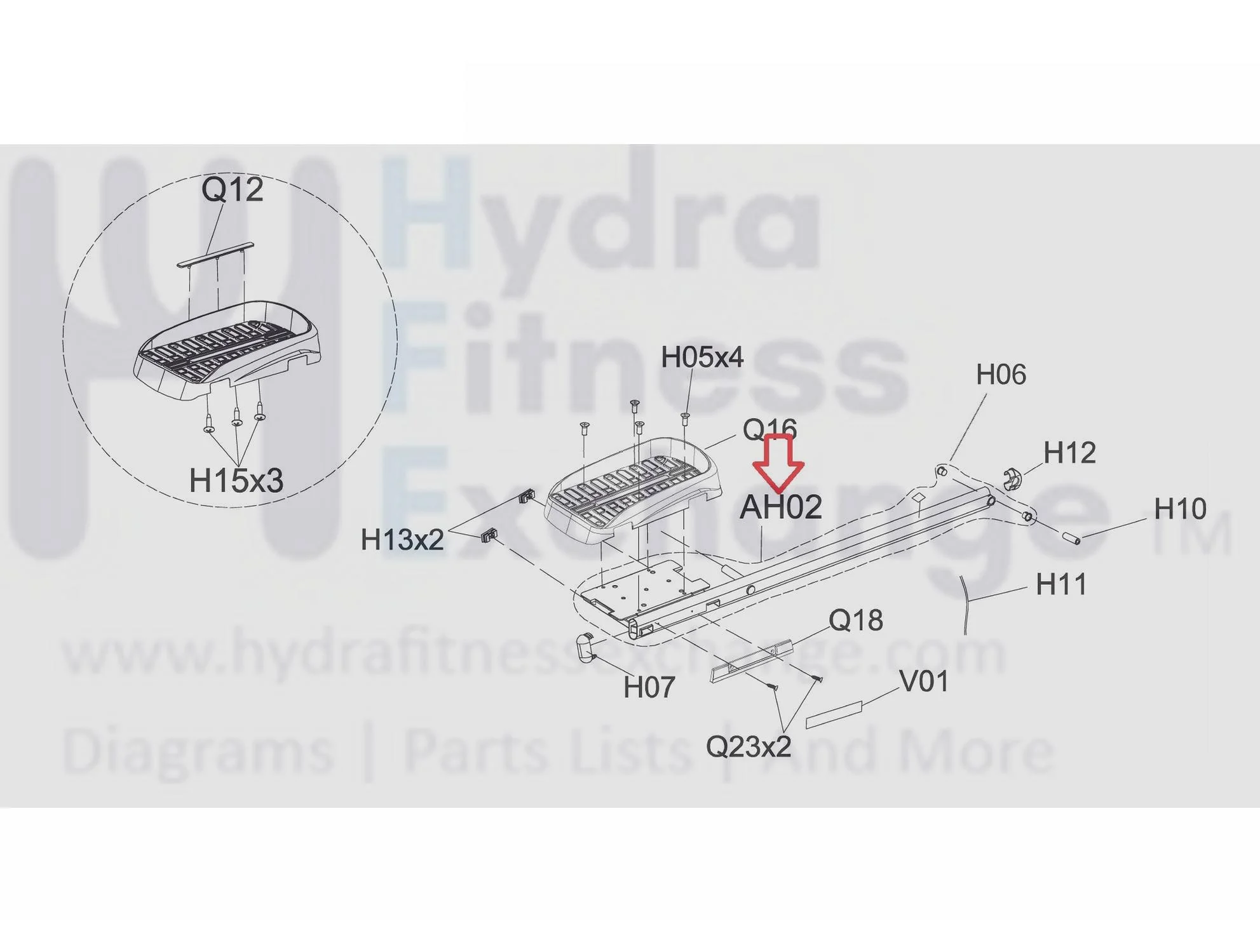 Horizon Fitness EP703 EP284 Elliptical Right Link Arm Set Semi Assembly 1000454771 - Image 2