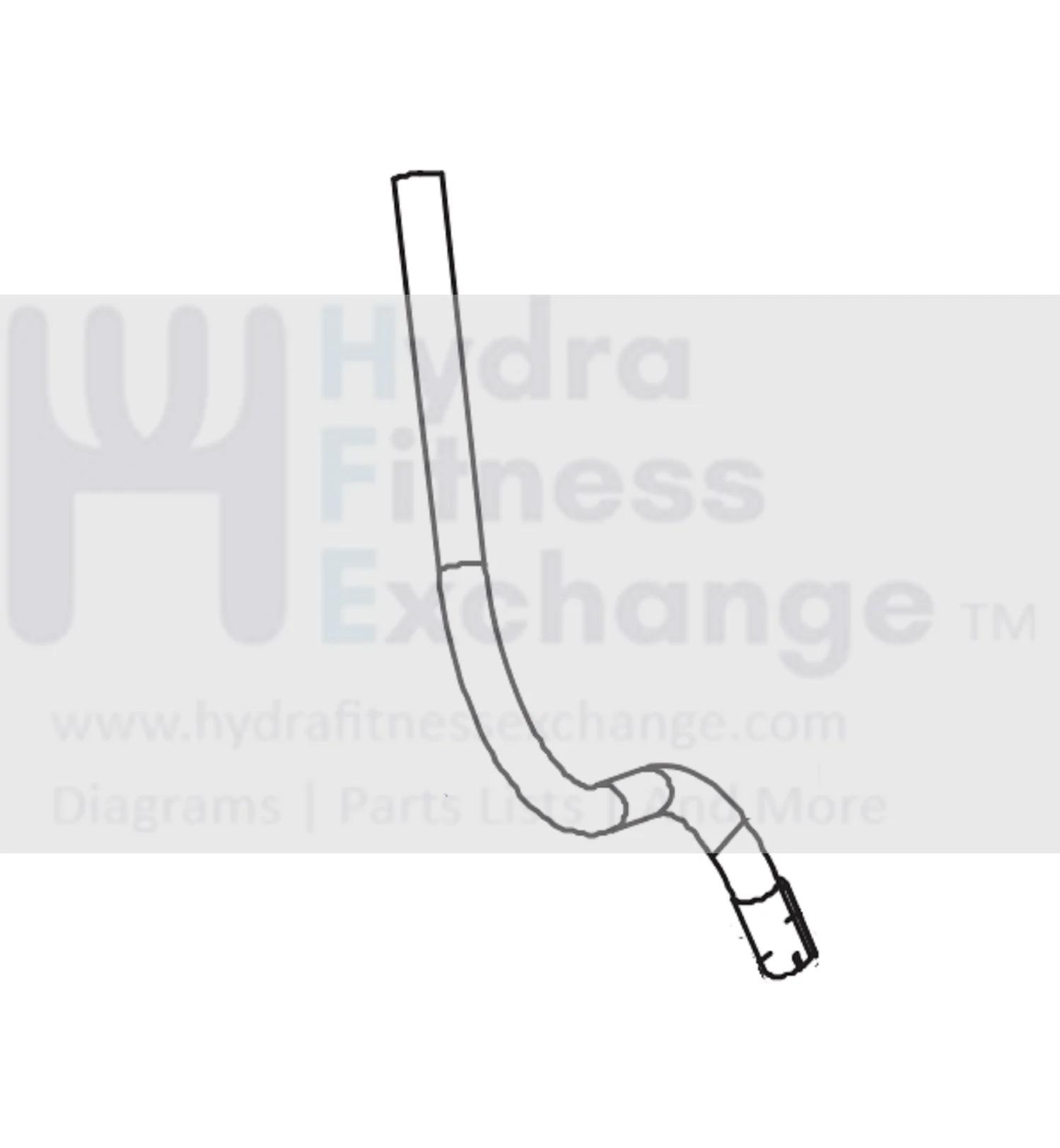Horizon Fitness EP703 EP284 Elliptical Right Upper Handlebar Set 1000462666