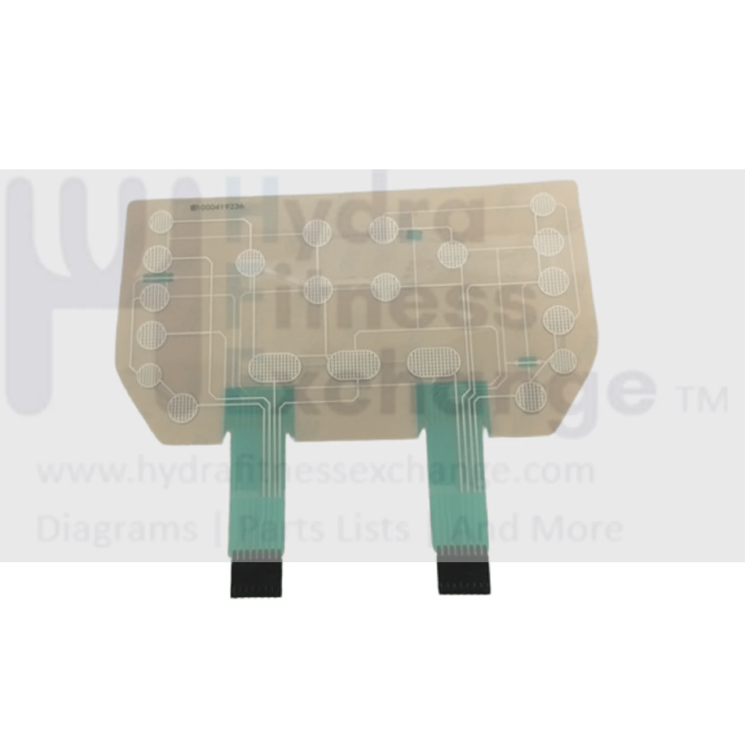Horizon Fitness EP716 EP283 Elliptical Display Console Membrane Keypad 1000419236
