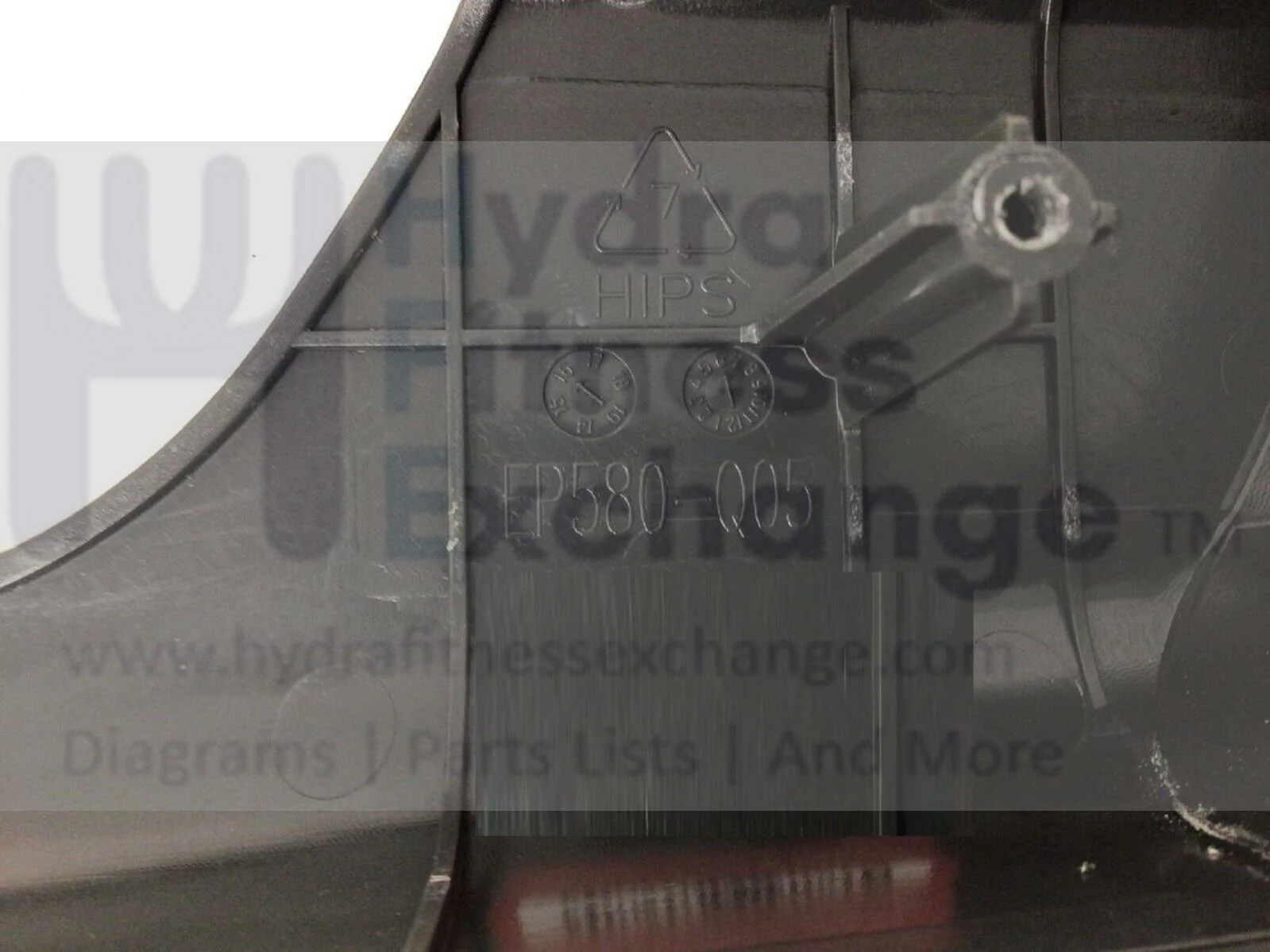 Horizon Fitness Evolve3Evolve5 Elliptical Front Stabilizer Tube Cover 1000338766 - Image 2
