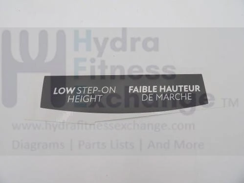 Horizon Fitness EX59-04 - EP295 Elliptical Left Pedal Pop Sticker 1000465091