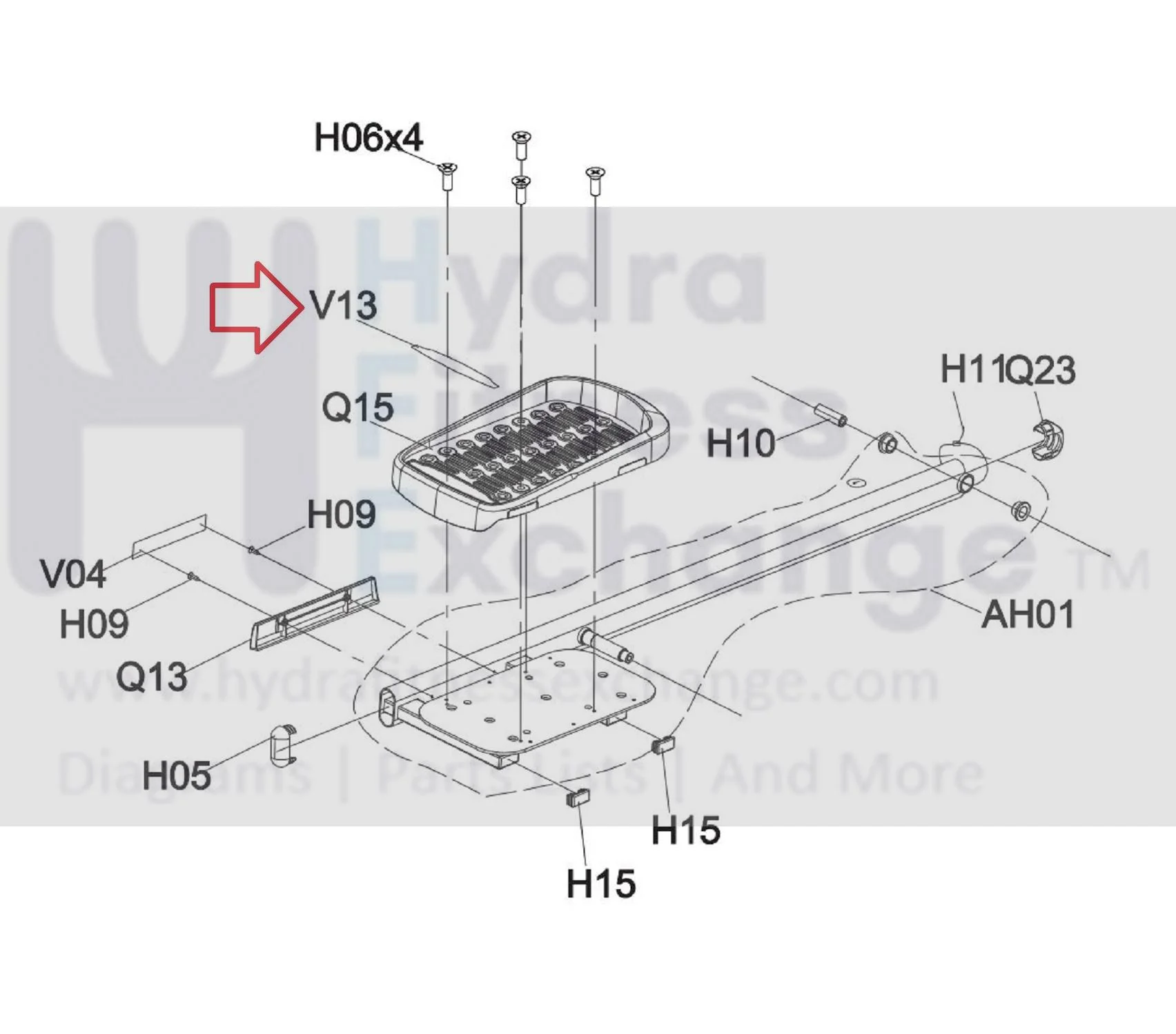 Horizon Fitness EX59-3 - EP716 EX59-3 - EP716 - EP283 Elliptical Pedal Distance Decorated Label 1000420146 - Image 3