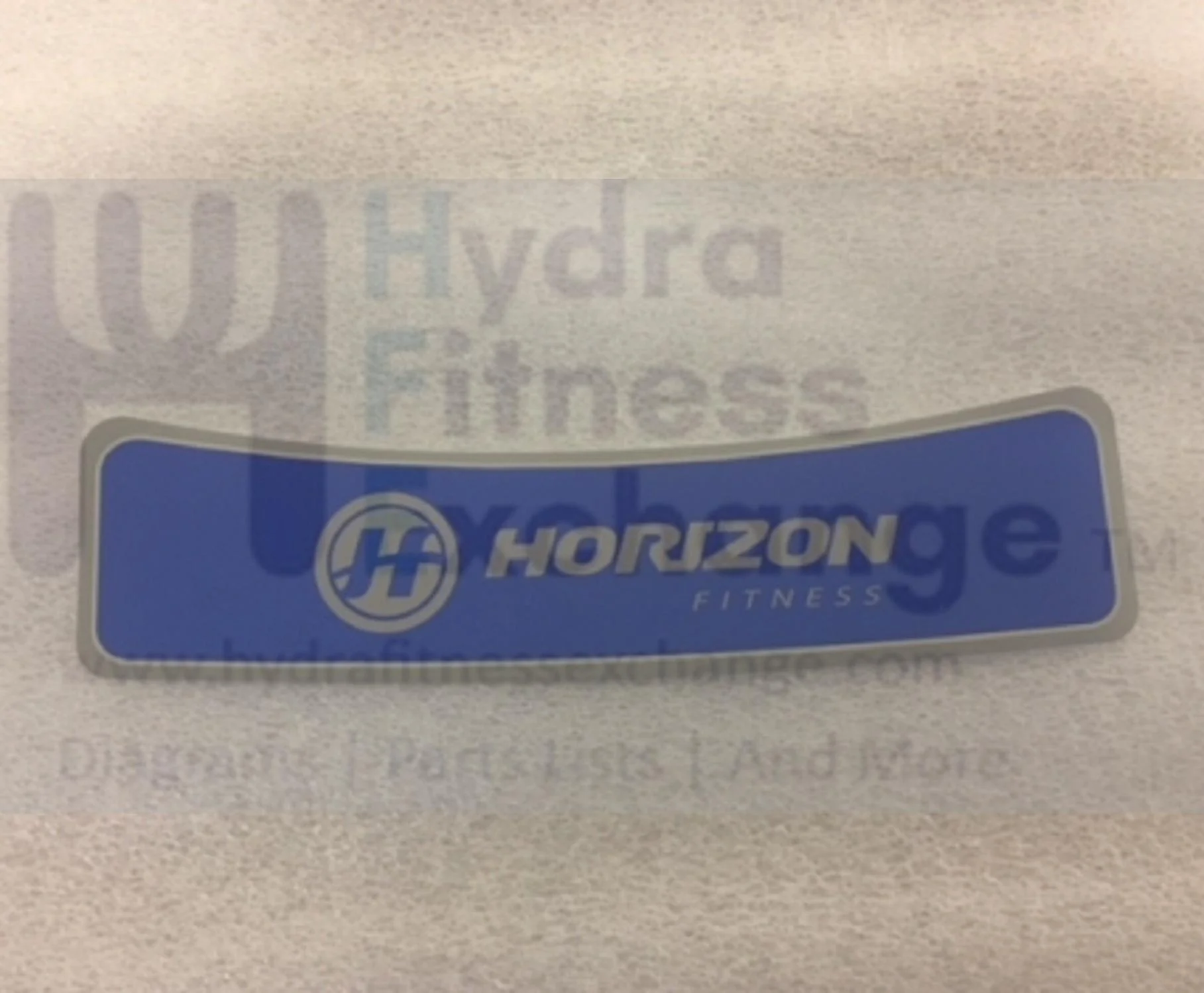 Horizon Fitness EX59-3 - EP716 EX59-3 - EP716 - EP283 Elliptical Stabilizer Cover Decorated Label 1000420148 - Image 2