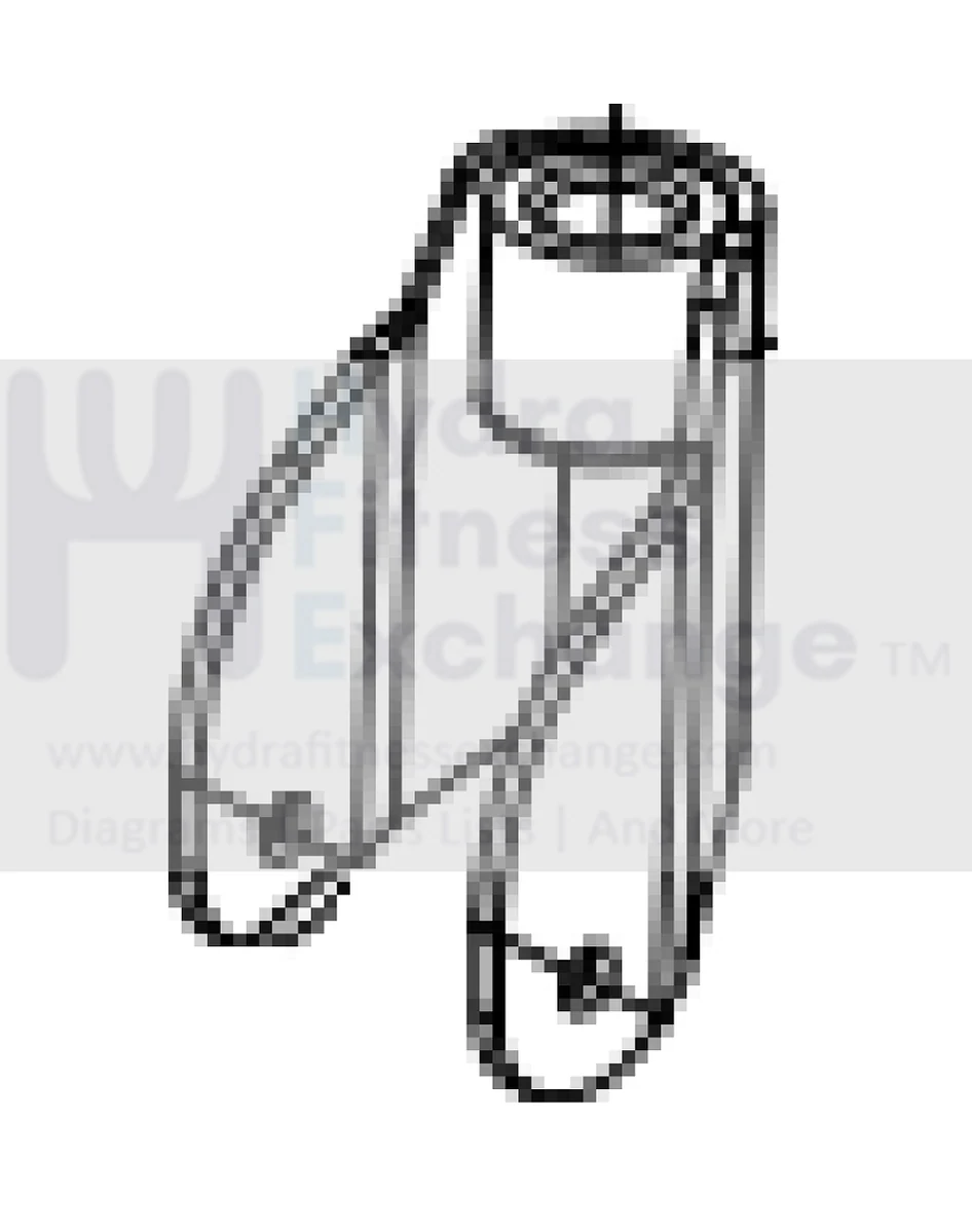 Horizon Fitness EX59-Production - EP548 Elliptical Lower Handlebar Swivel Bracket