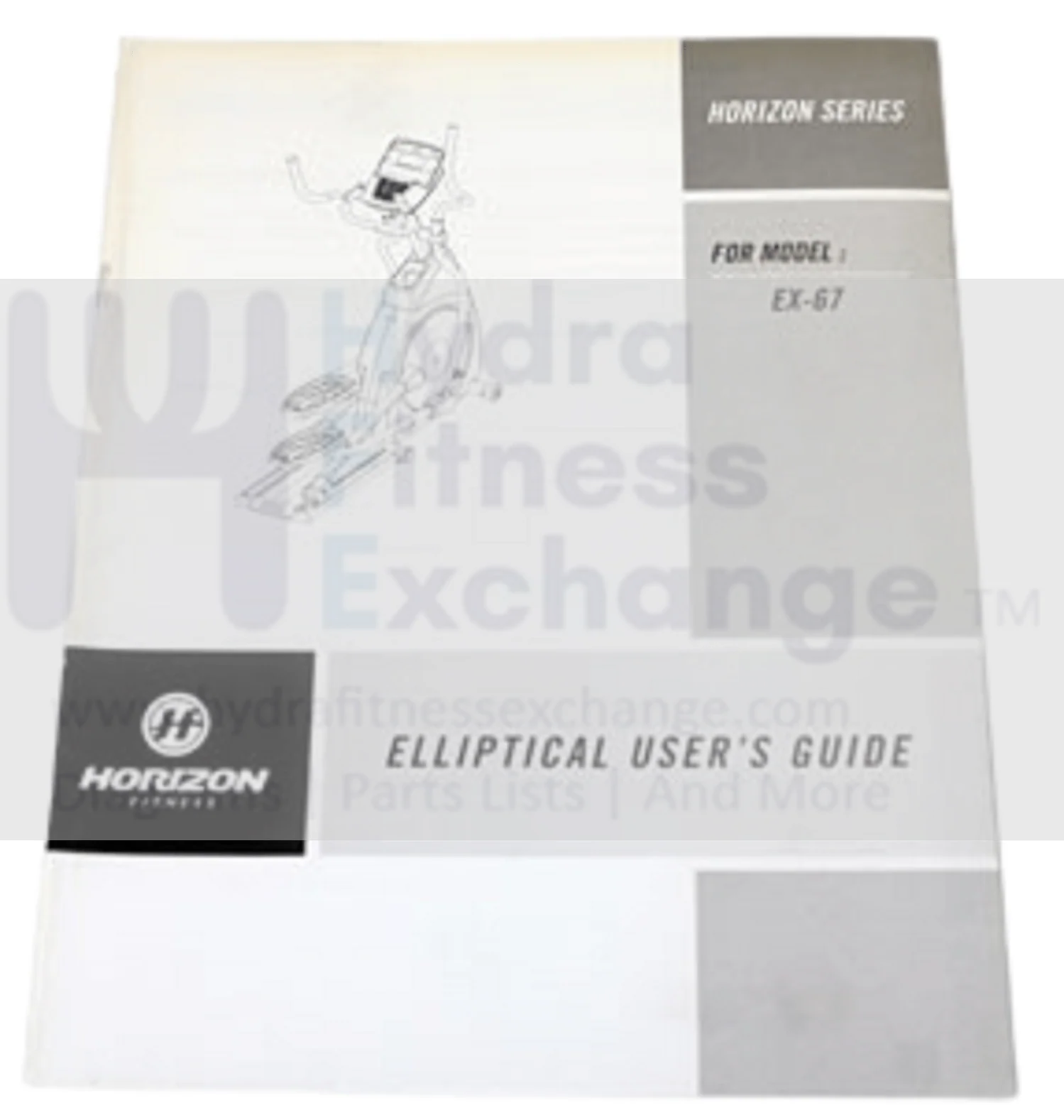Horizon Fitness EX67 - EP506 Elliptical Owner's User's Manual 102656