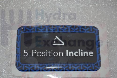 Horizon Fitness EX69-02 - EP565 - 2012 Elliptical Rear Stabilizer Cove Drop Moulding Label 1000224912