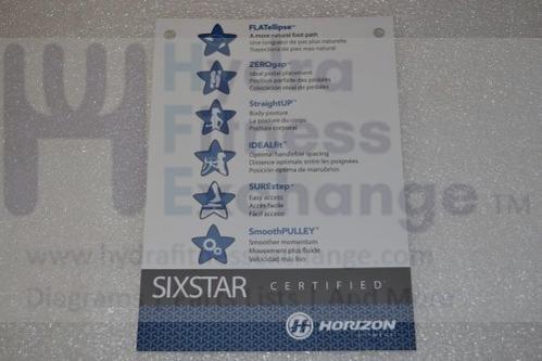 Horizon Fitness EX69-02 - EP565 - 2012 Elliptical Tag Synthetic Label 1000227222