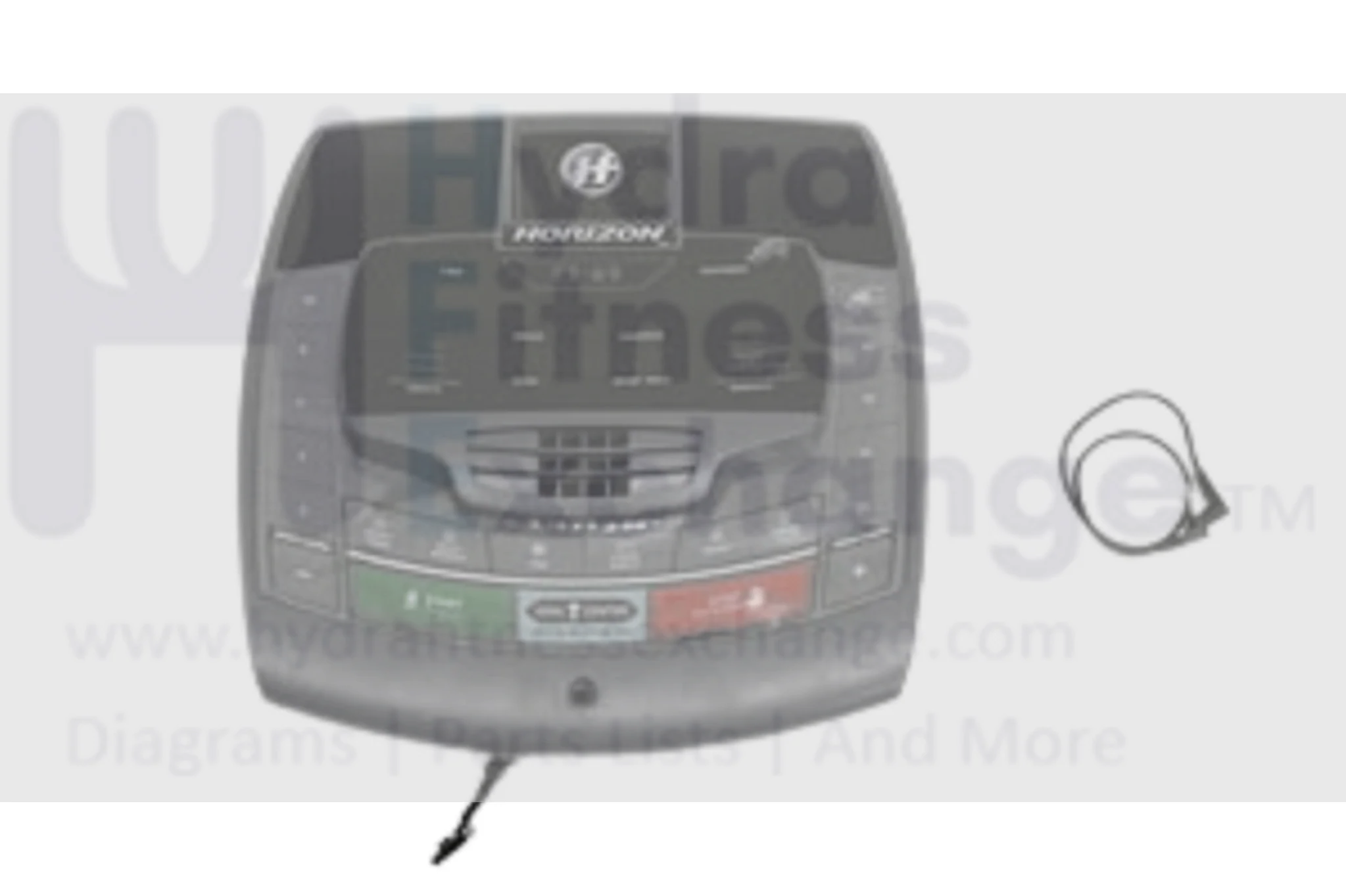 Horizon Fitness EX69 - EP537 Elliptical Display Console Set Semi Assembly 1000114164