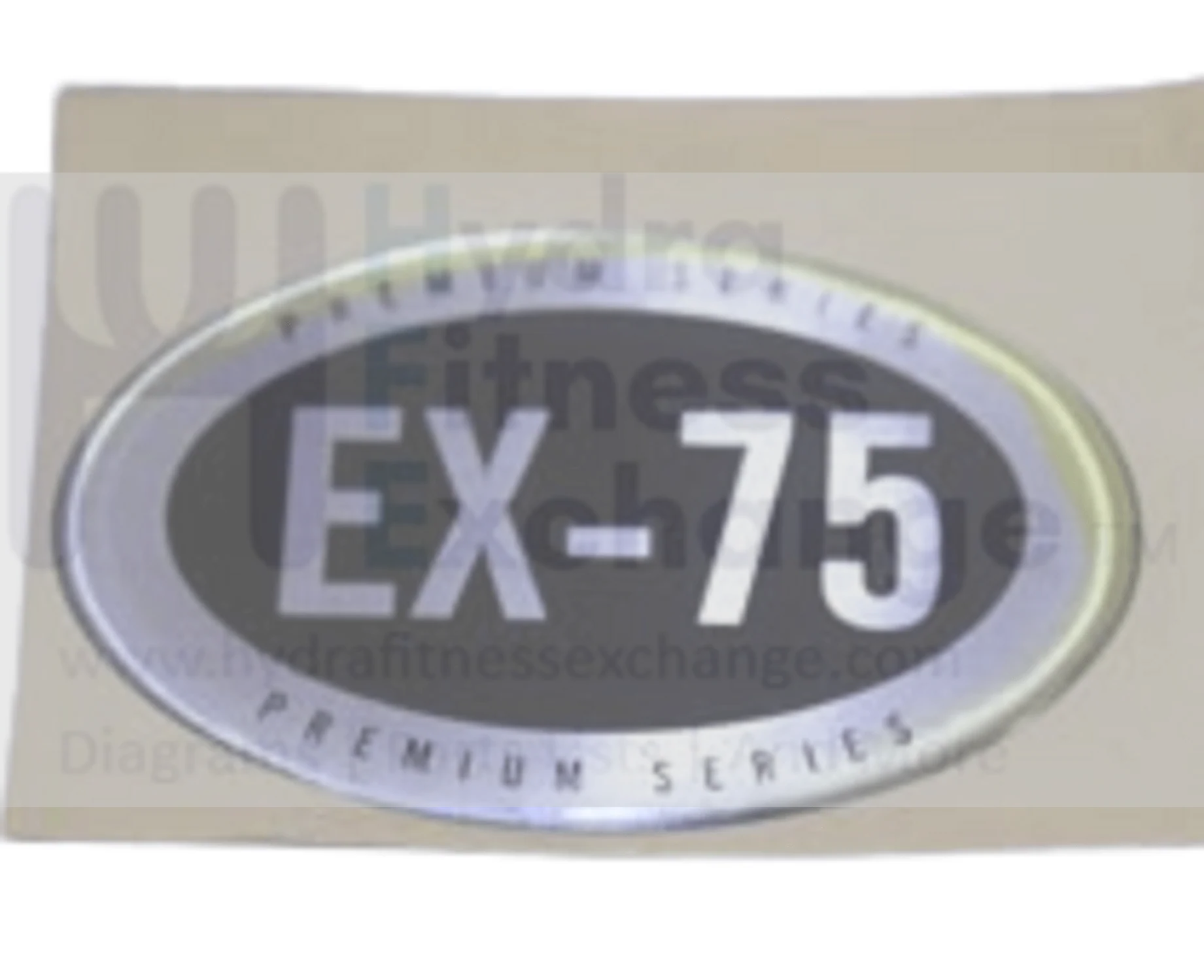 Horizon Fitness EX75 - EP134 Elliptical Decal Side Cover 056668-CX