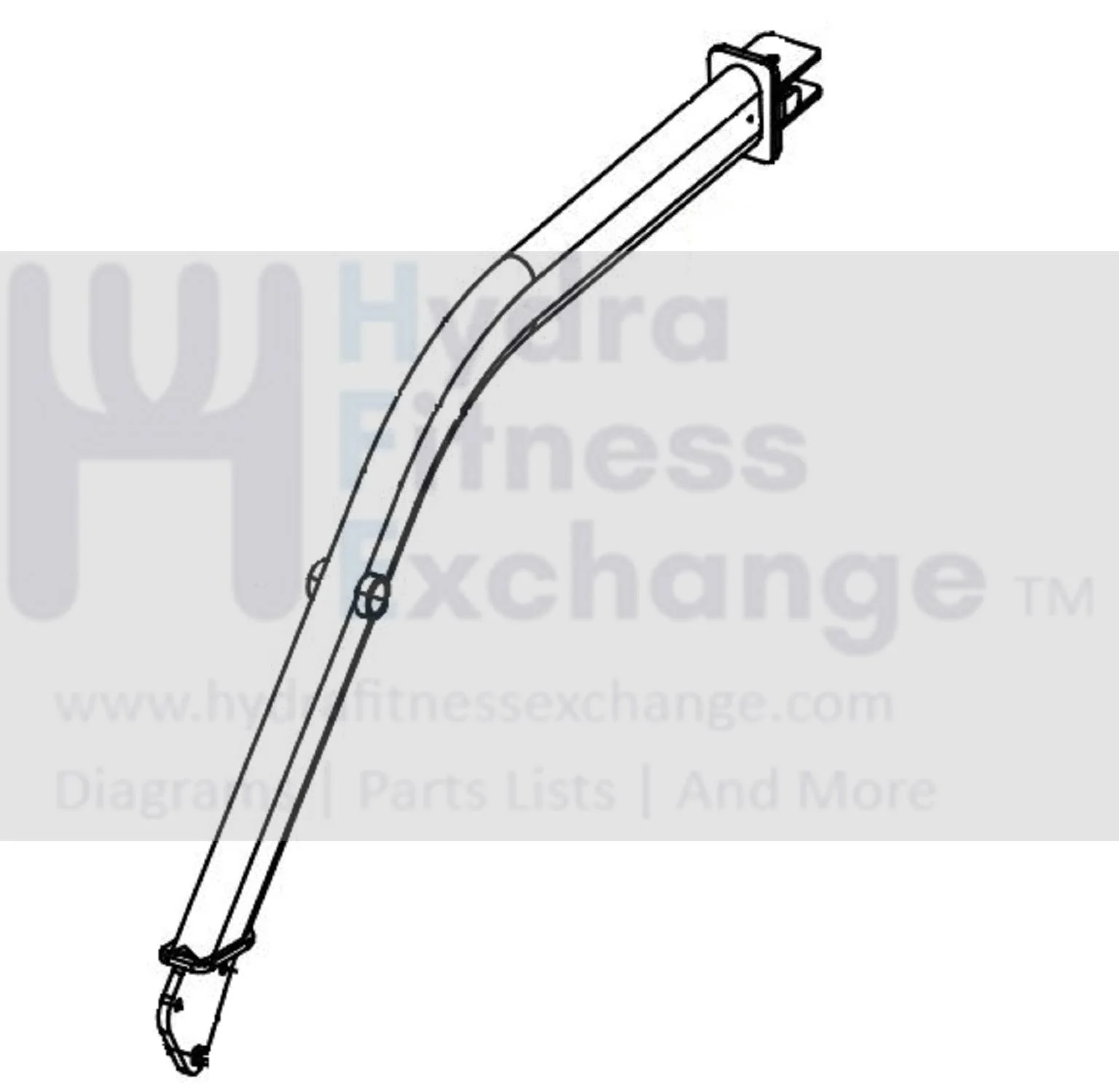 Horizon Fitness EX76 - EP199 Elliptical Left Foot Pedal Arm Set 084258 - Image 2