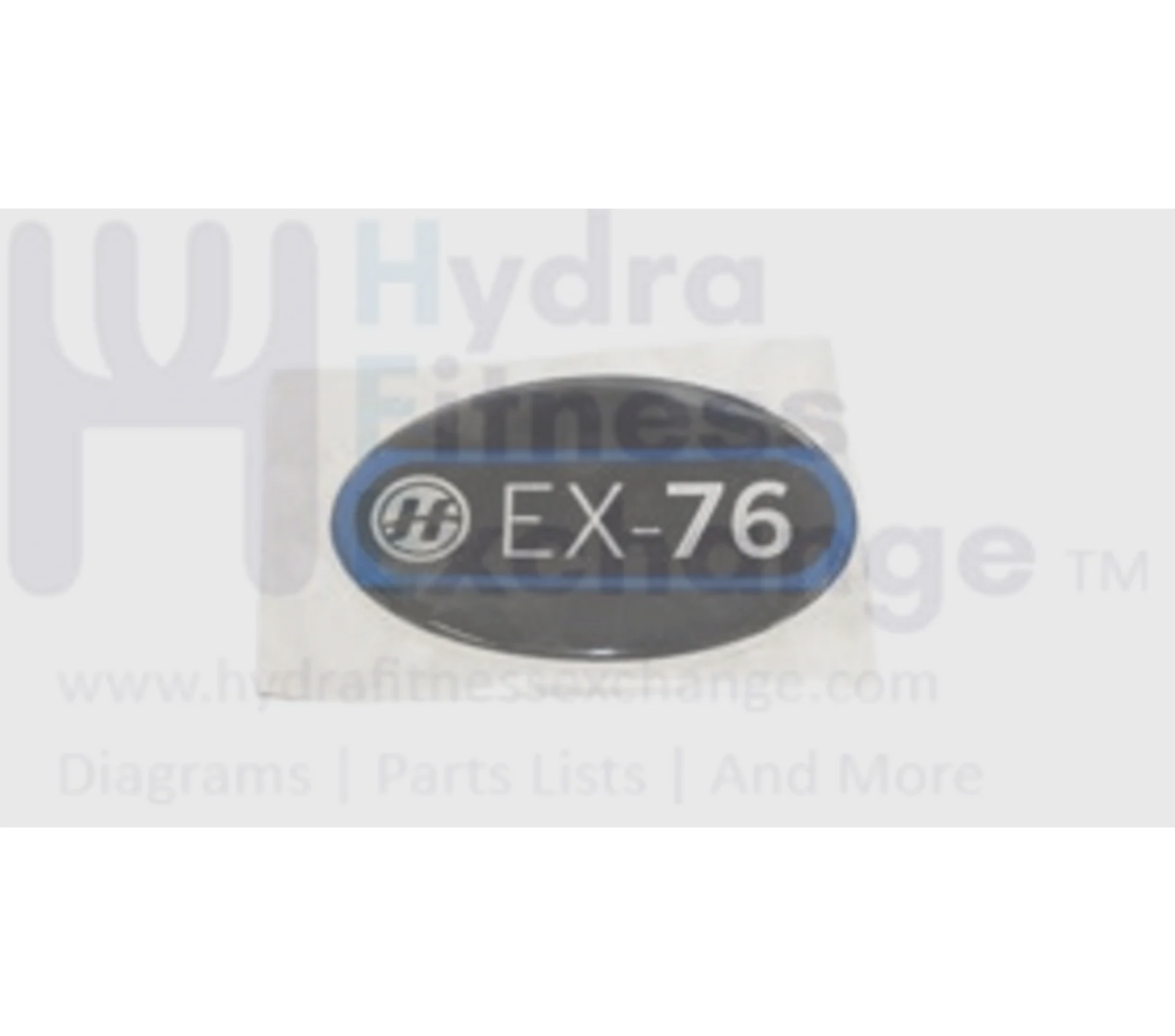 Horizon Fitness Matrix Commercial EX76 - EP199 I5x-G3 - EP76,REP76 Elliptical Model Sticker  081343