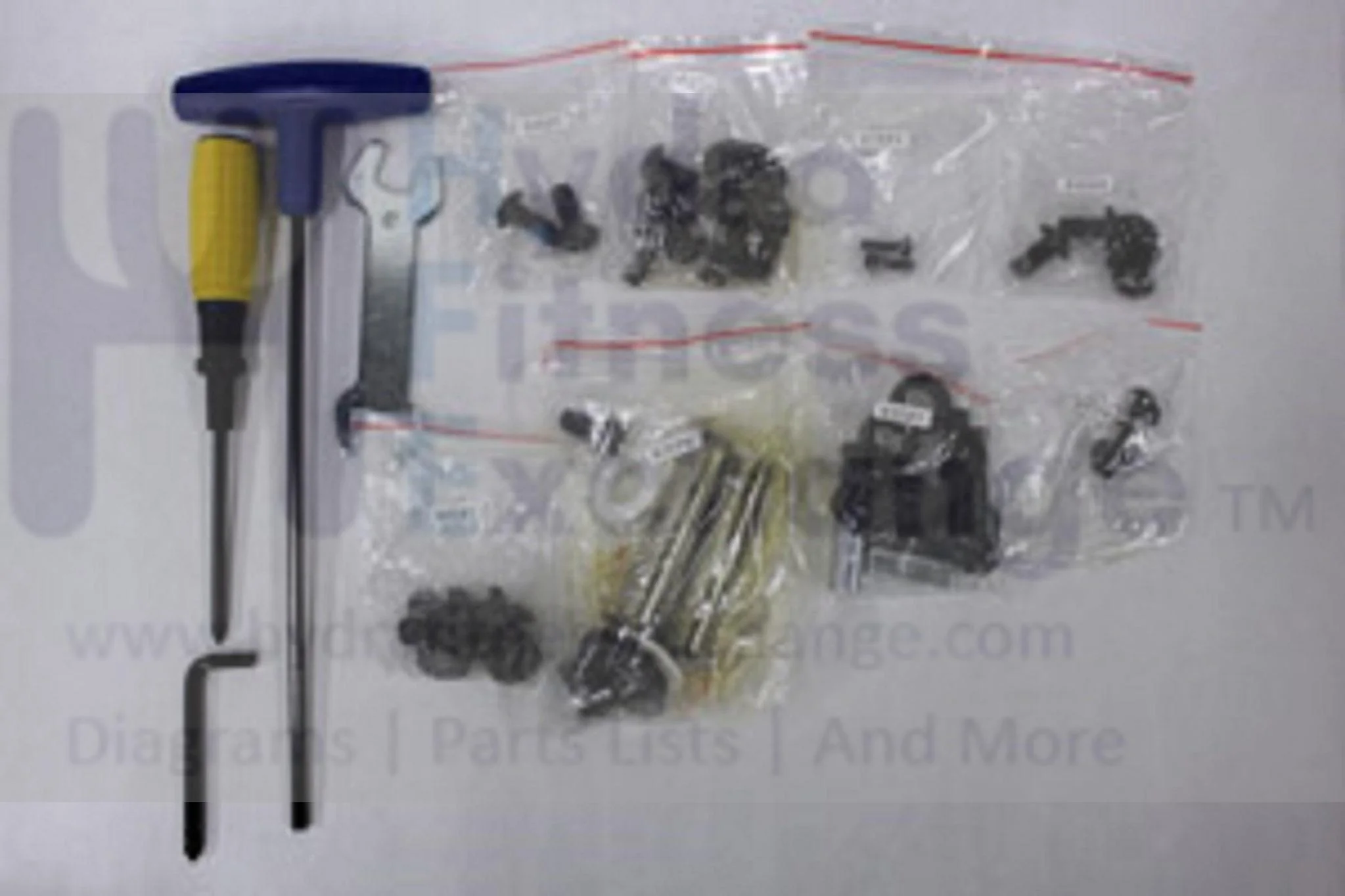 Horizon Fitness EX77 - EP507 Elliptical Hardware Pack 101971 - Image 2