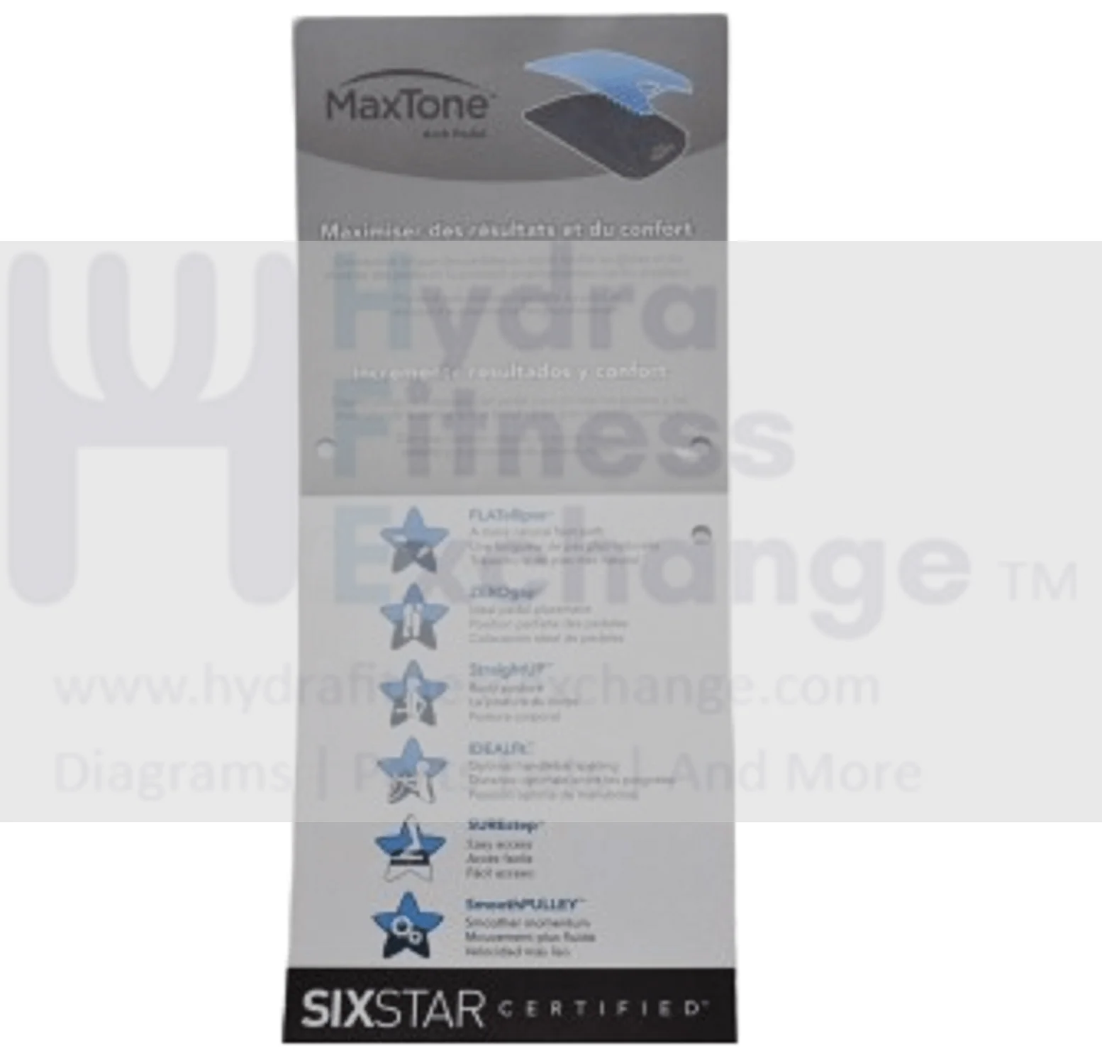 Horizon Fitness EX79-02 - EP566 Elliptical Logo Label Tag 1000227421