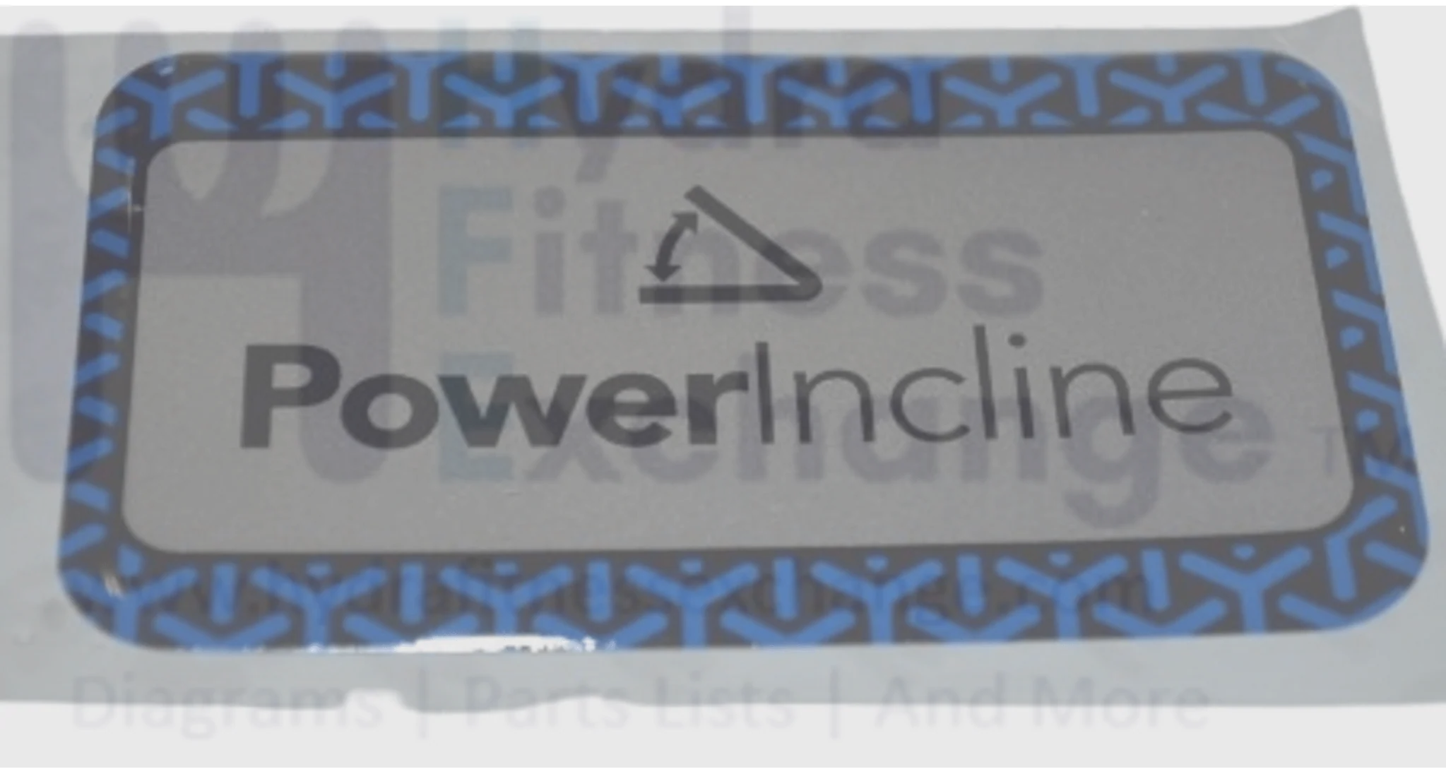 Horizon Fitness EX79-02 - EP566 Elliptical Rear Stabilizer Logo Label Cover 1000224542