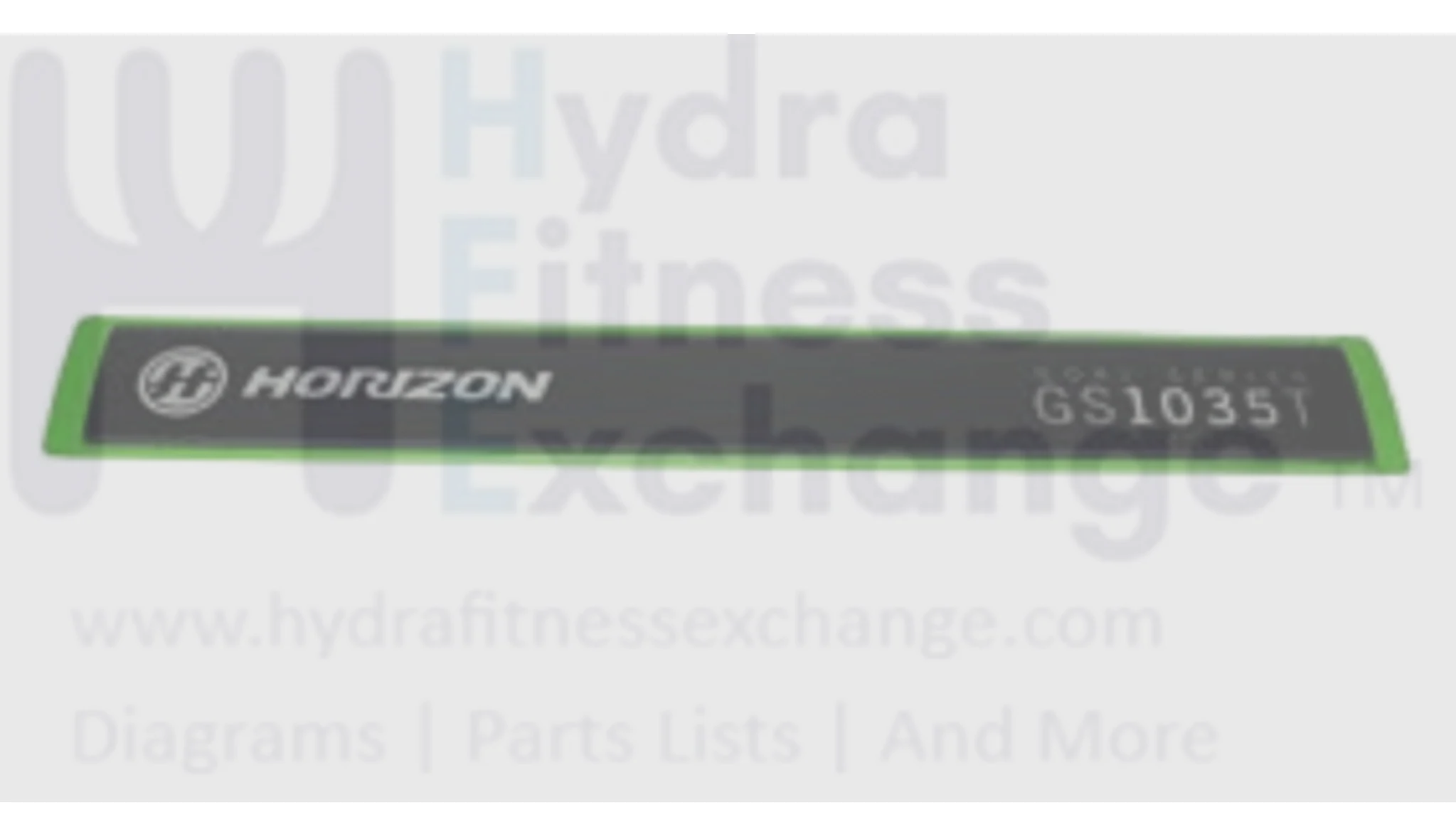Horizon Fitness GS1035T Treadmill Motor Cover Sticker 077452