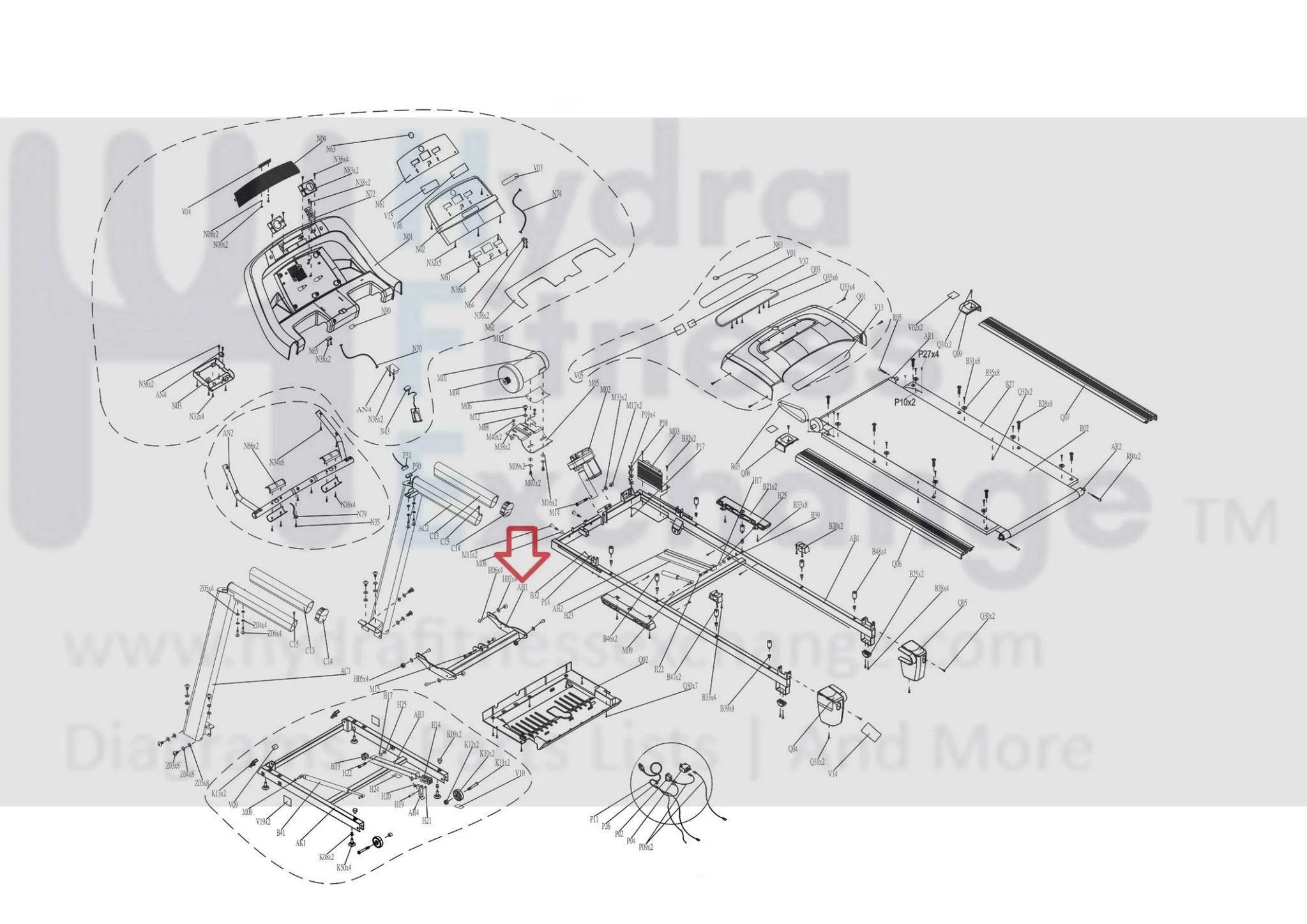 Horizon Fitness GS950T T101 Treadmill Elevation Rack Set Semi-Assembly 1000102172 - Image 3
