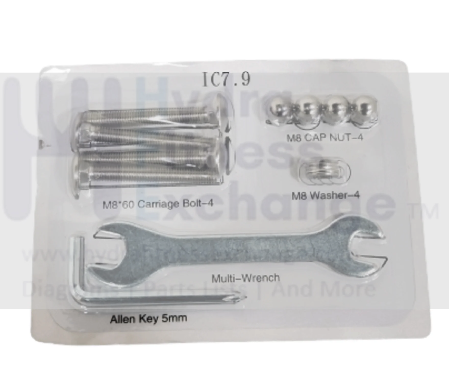 Horizon Fitness IC7.9 - FC062 Stationary Bike Hardware Card Kit 1000442963